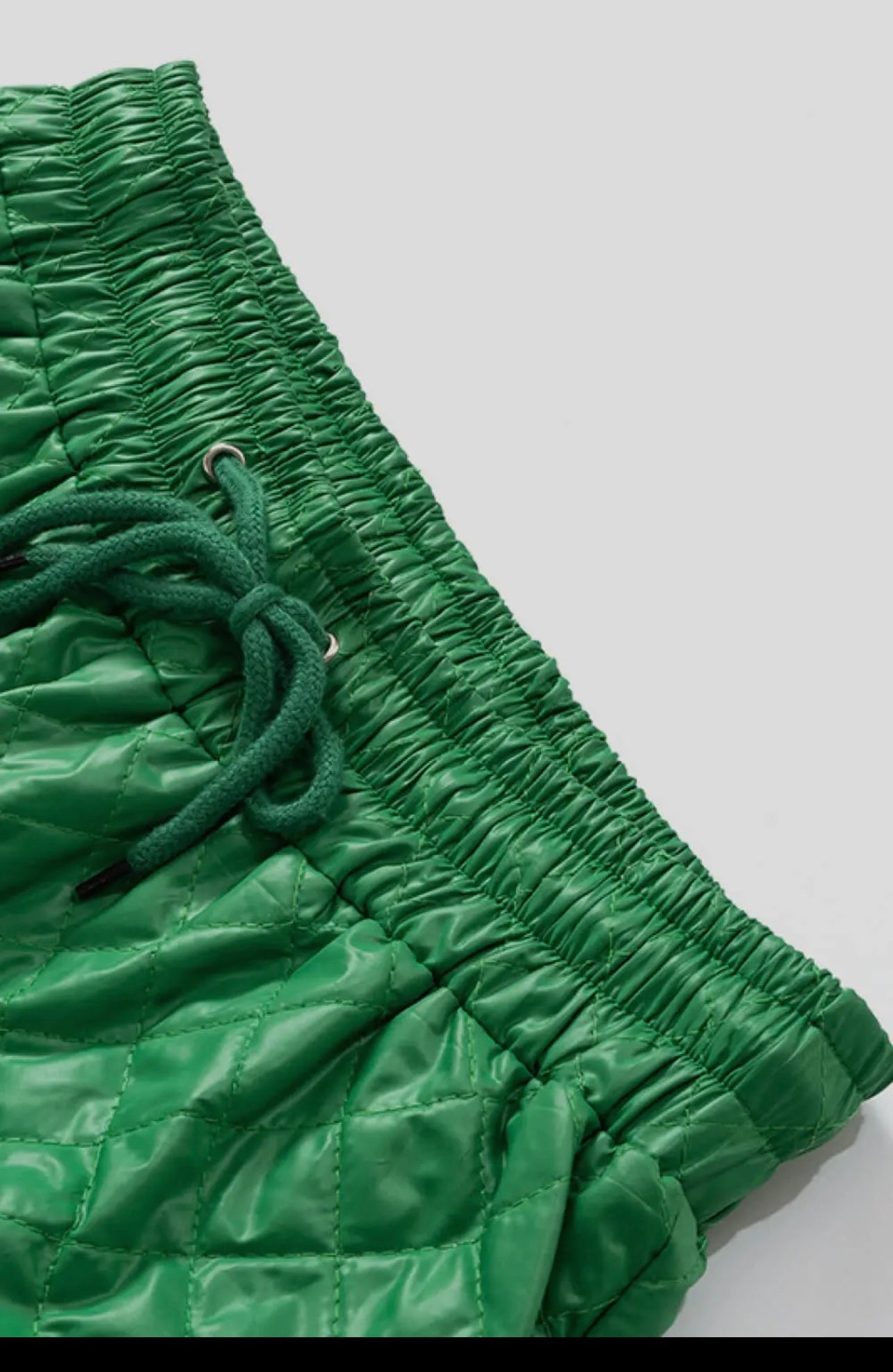 Green Baddie Puff Pants