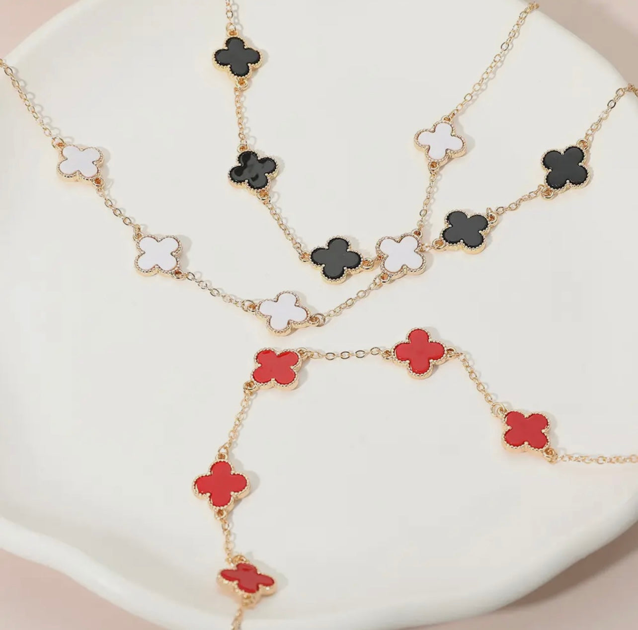 My Lucky Charm Baddie Necklace and Bracelet Set