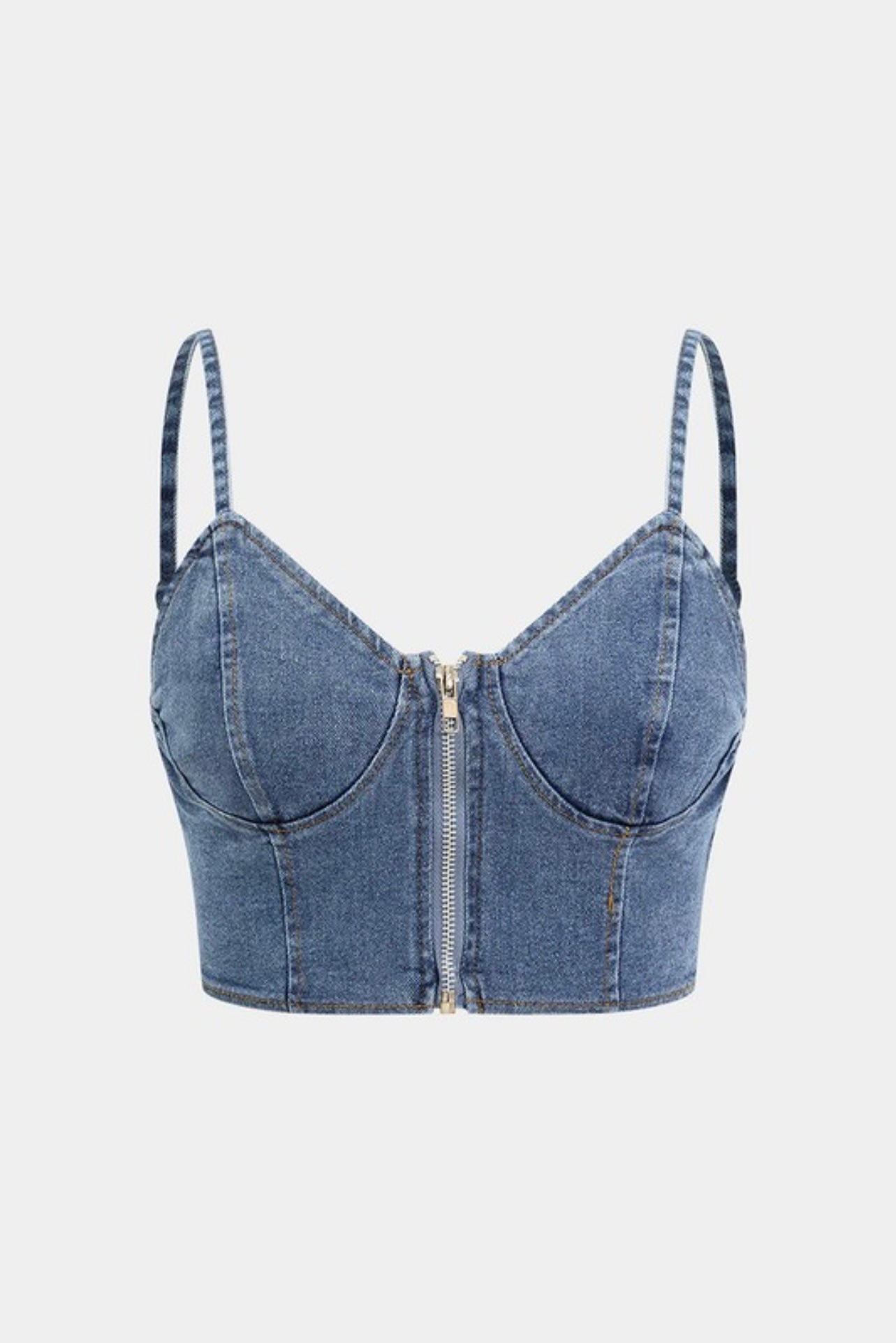 Keri Baddie Denim Corset Set