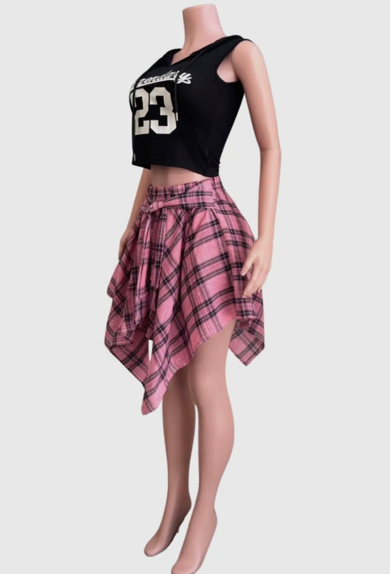 Pasha Handkerchief Baddie Skirt - Baddie Kouture Boutique