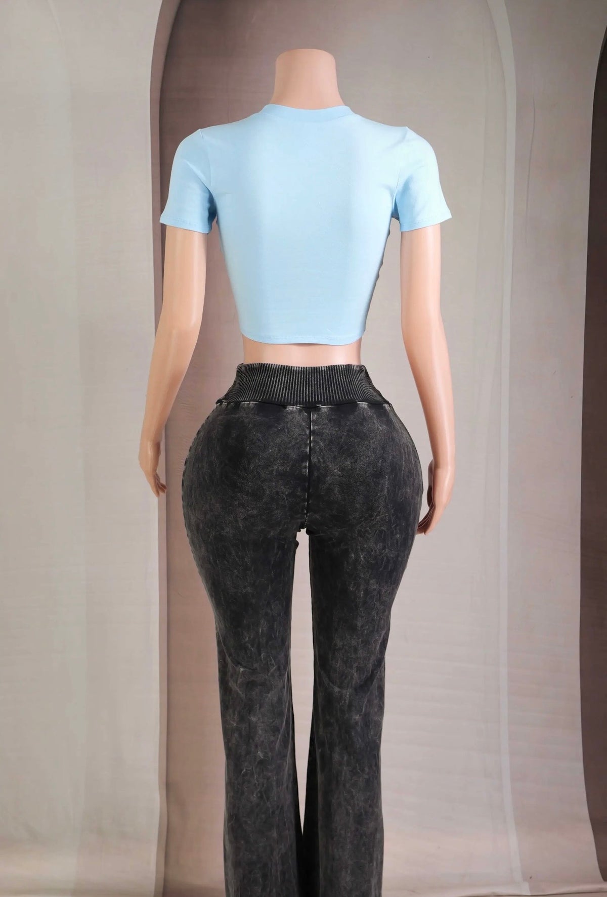 Take Me Away Baddie Cowboy Crop Tee
