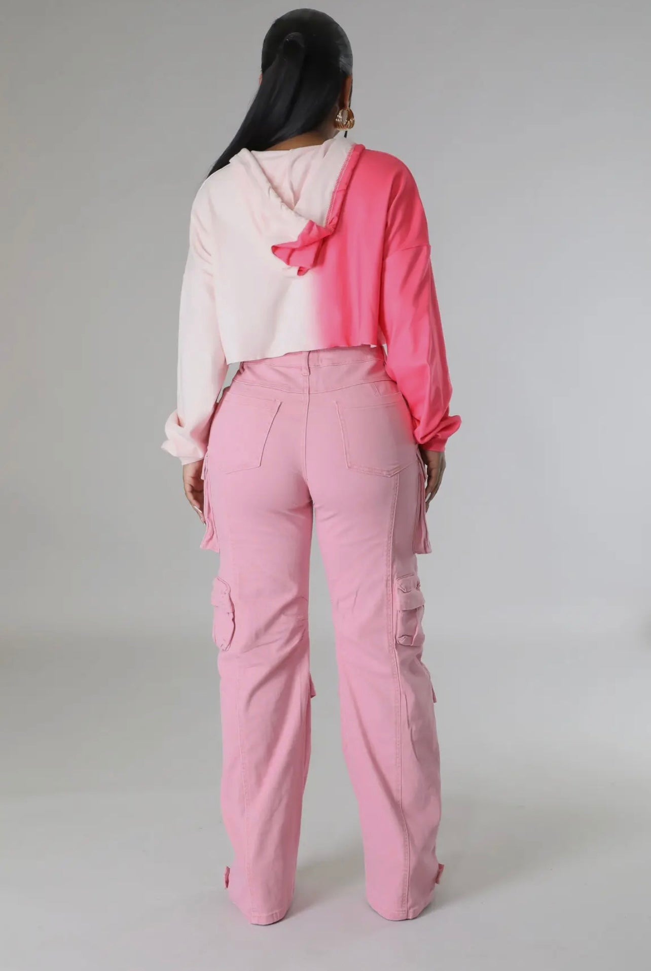 Baddie Denim Cargo Pants