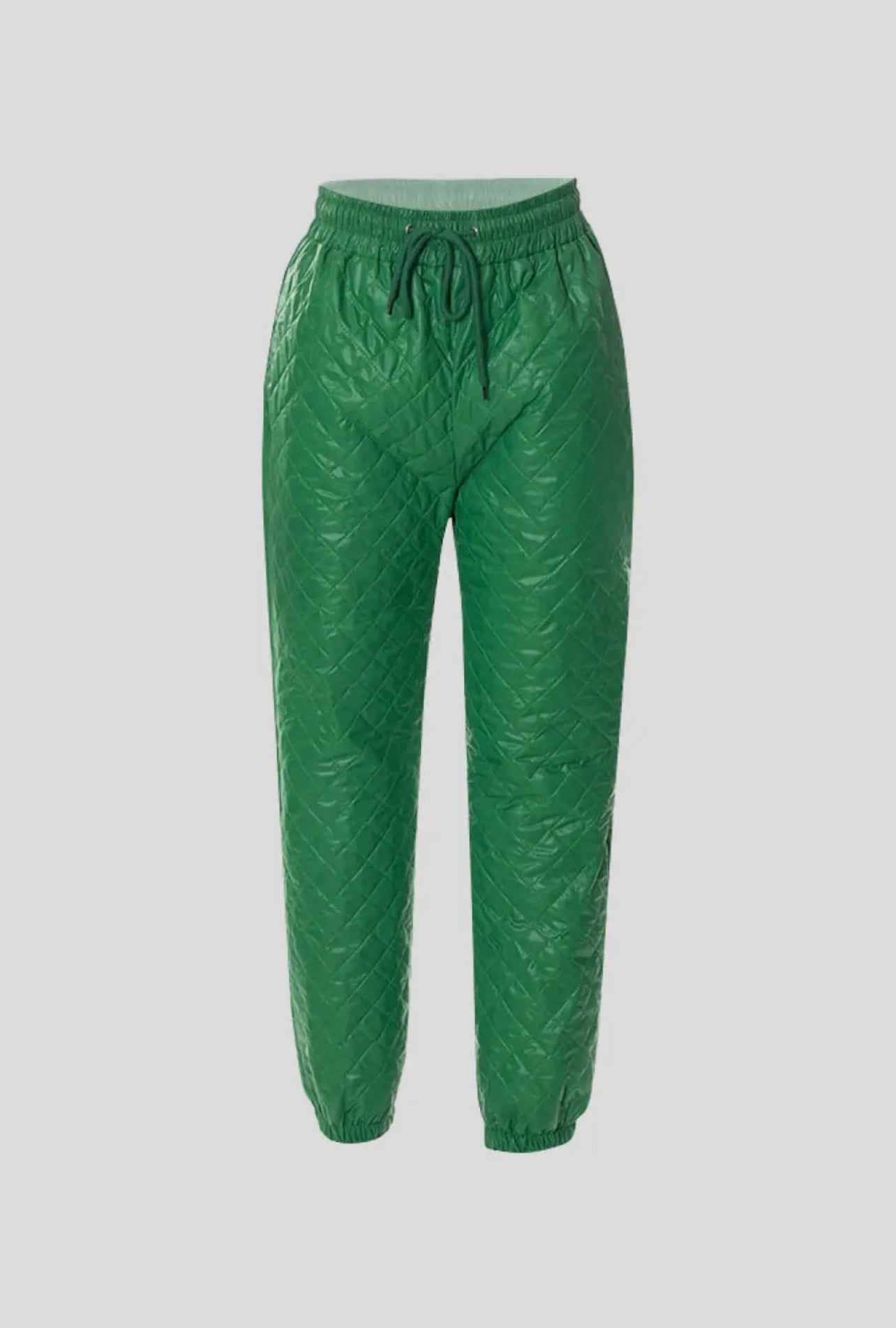 Green Baddie Puff Pants