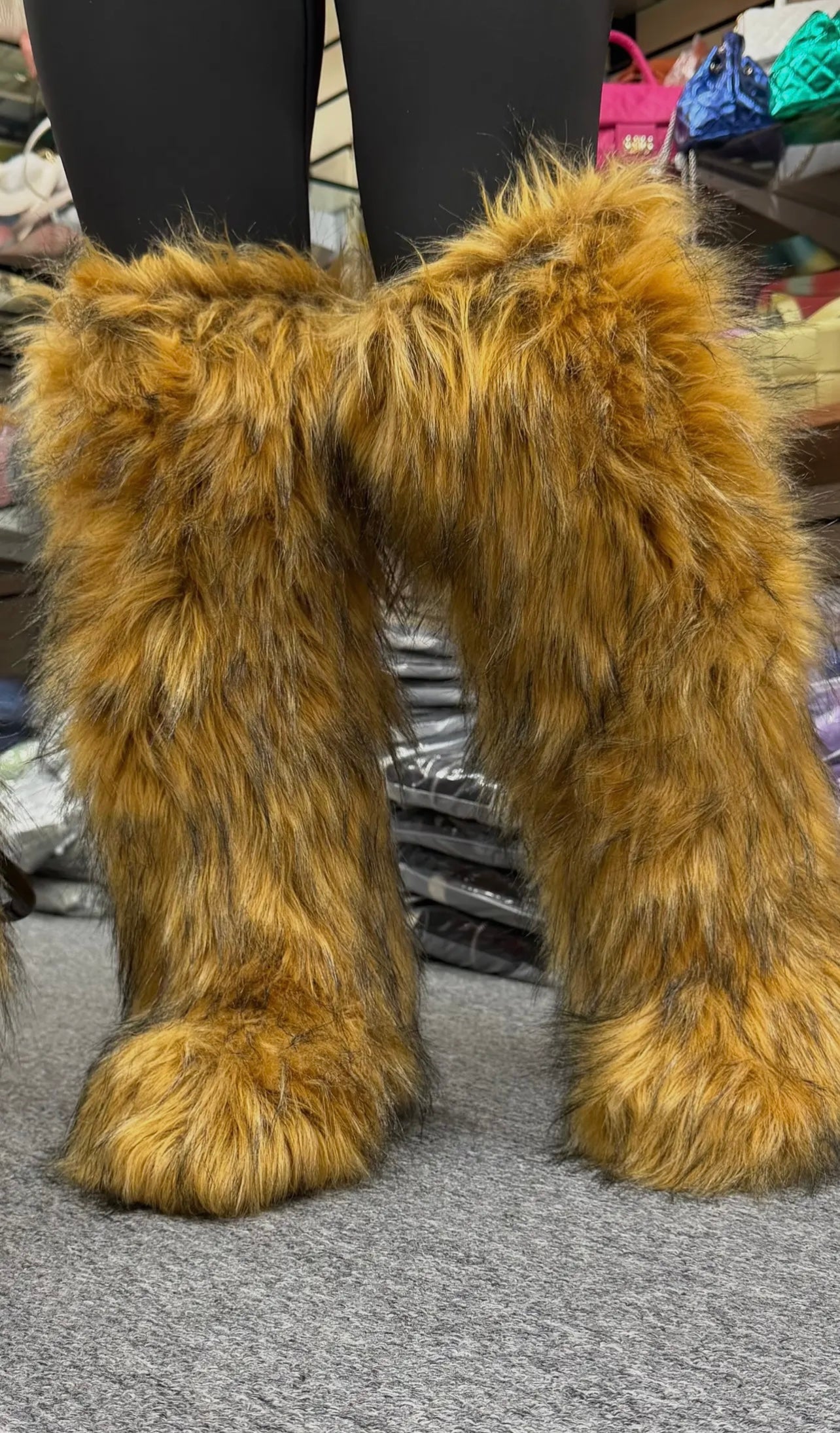 Brownie Furry Baddie Boots - Baddie Kouture Boutique