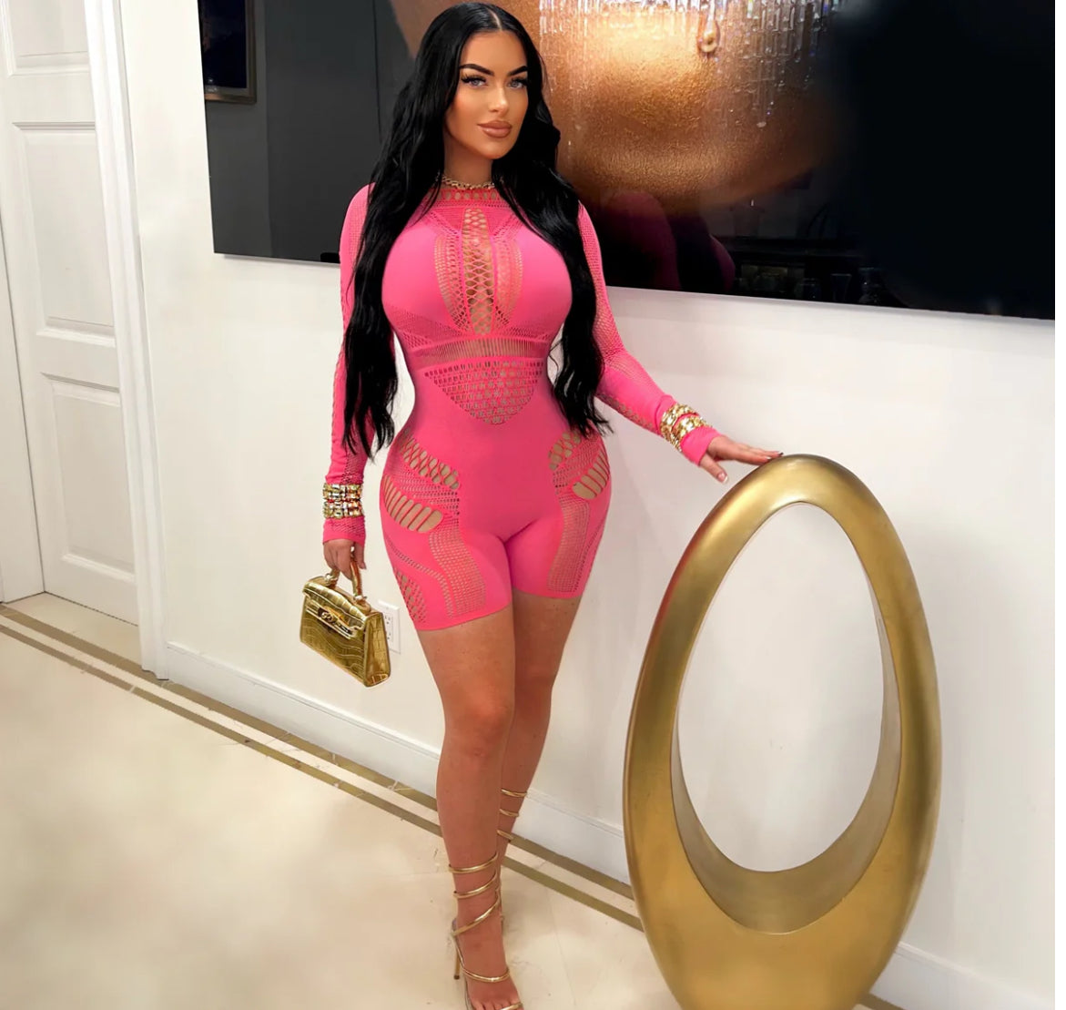 Baddie Side Eye Romper