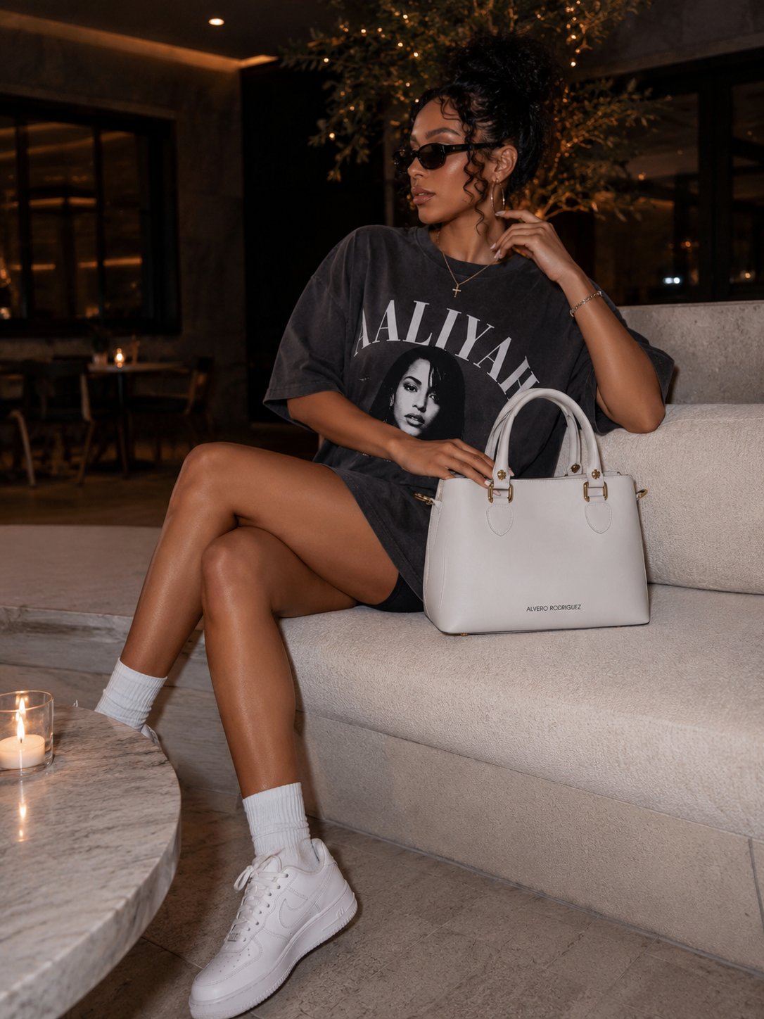 Alviero Rodriguez Italian Leather Baddie Handbag