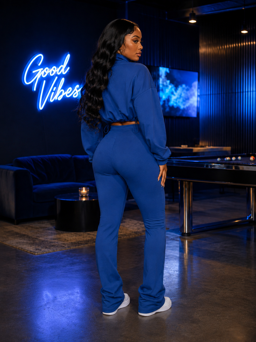 Kimmie Baddie Cropped Jogger Set