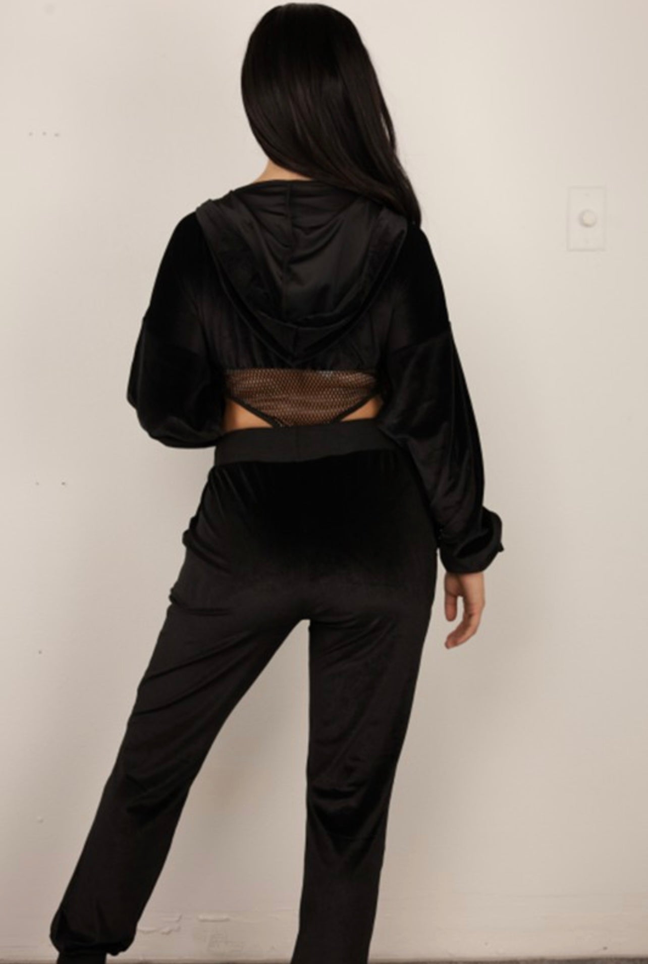 Natalia Baddie Velour Set - Baddie Kouture Boutique