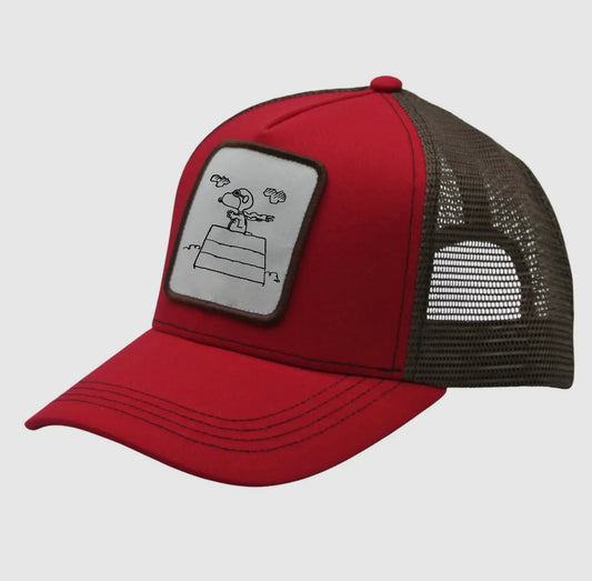 Red Barron Baddie Trucker Hat - Baddie Kouture Boutique