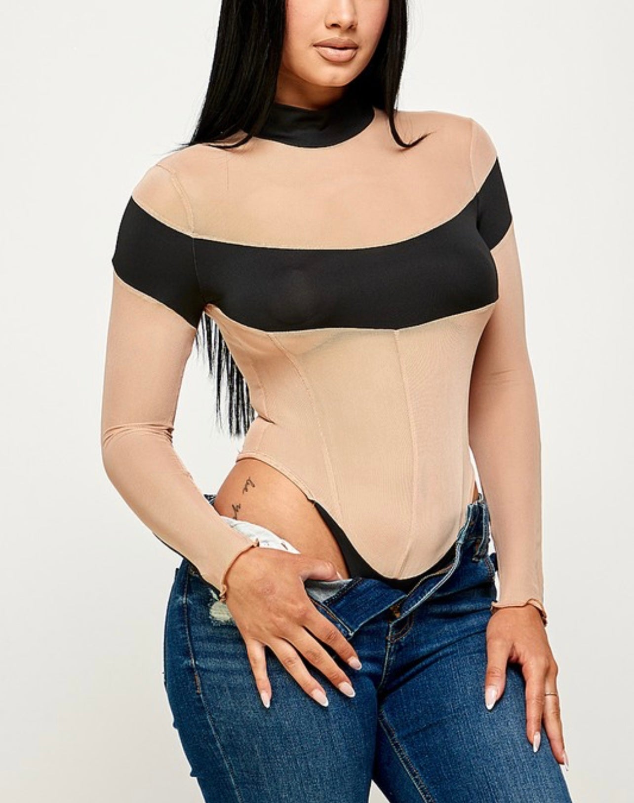 Hot Thang Mesh Baddie Bodysuit - Baddie Kouture Boutique