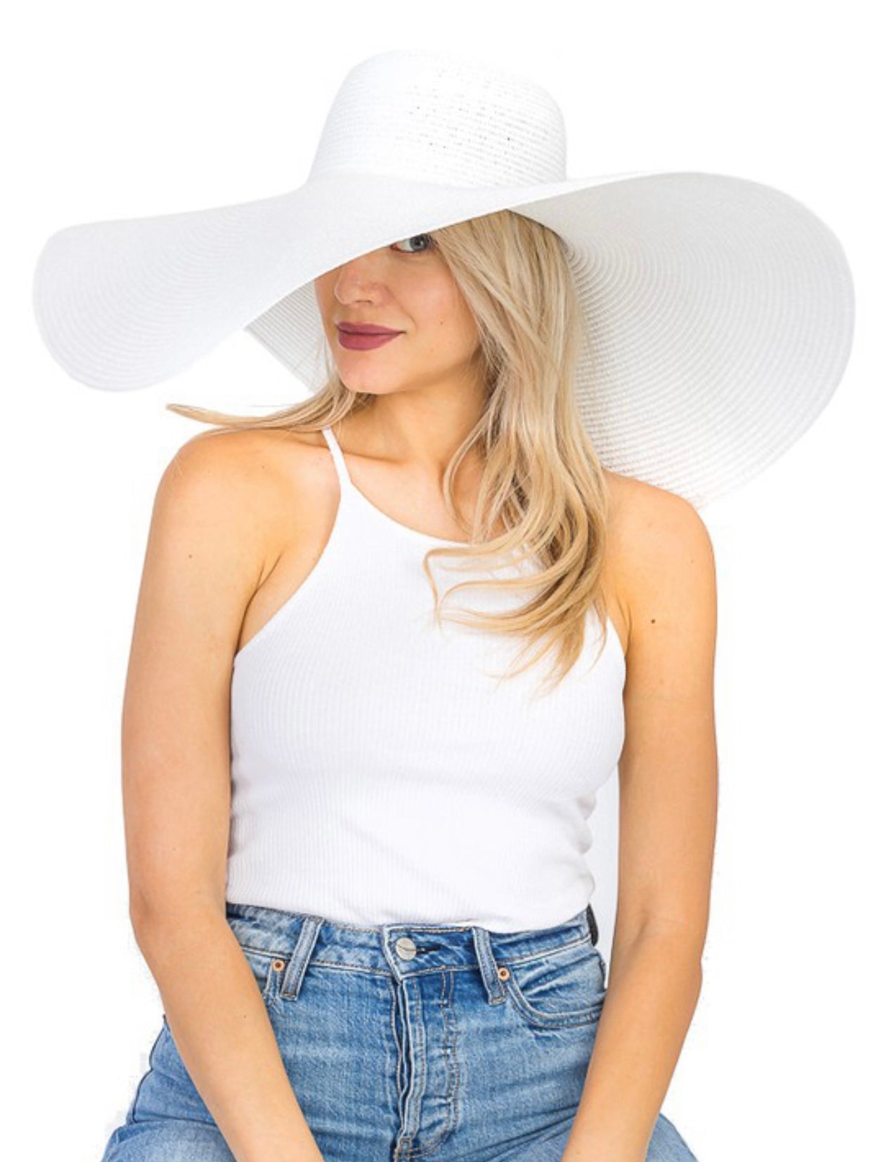 Throw No Shade Baddie Gloss Straw Hat - Baddie Kouture Boutique