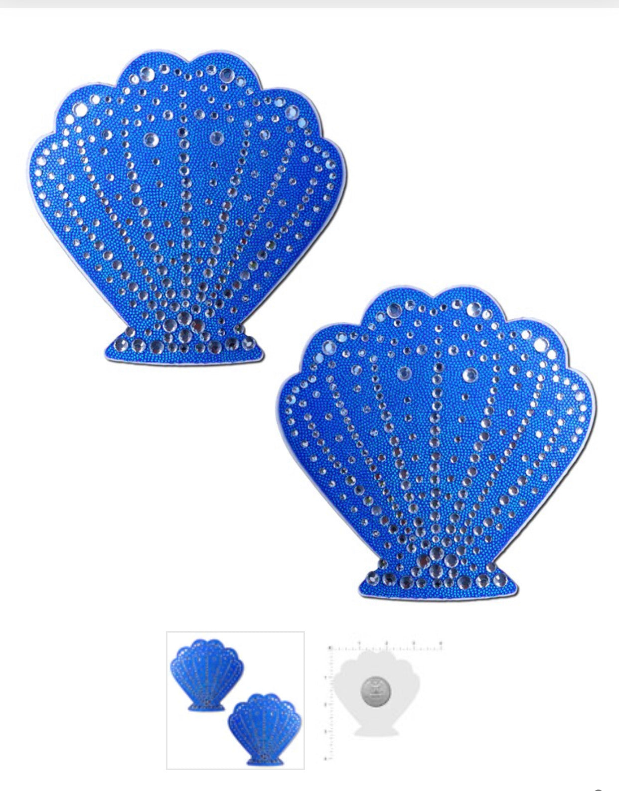 Sea Shell Baddie Nipple Pastie - Baddie Kouture Boutique