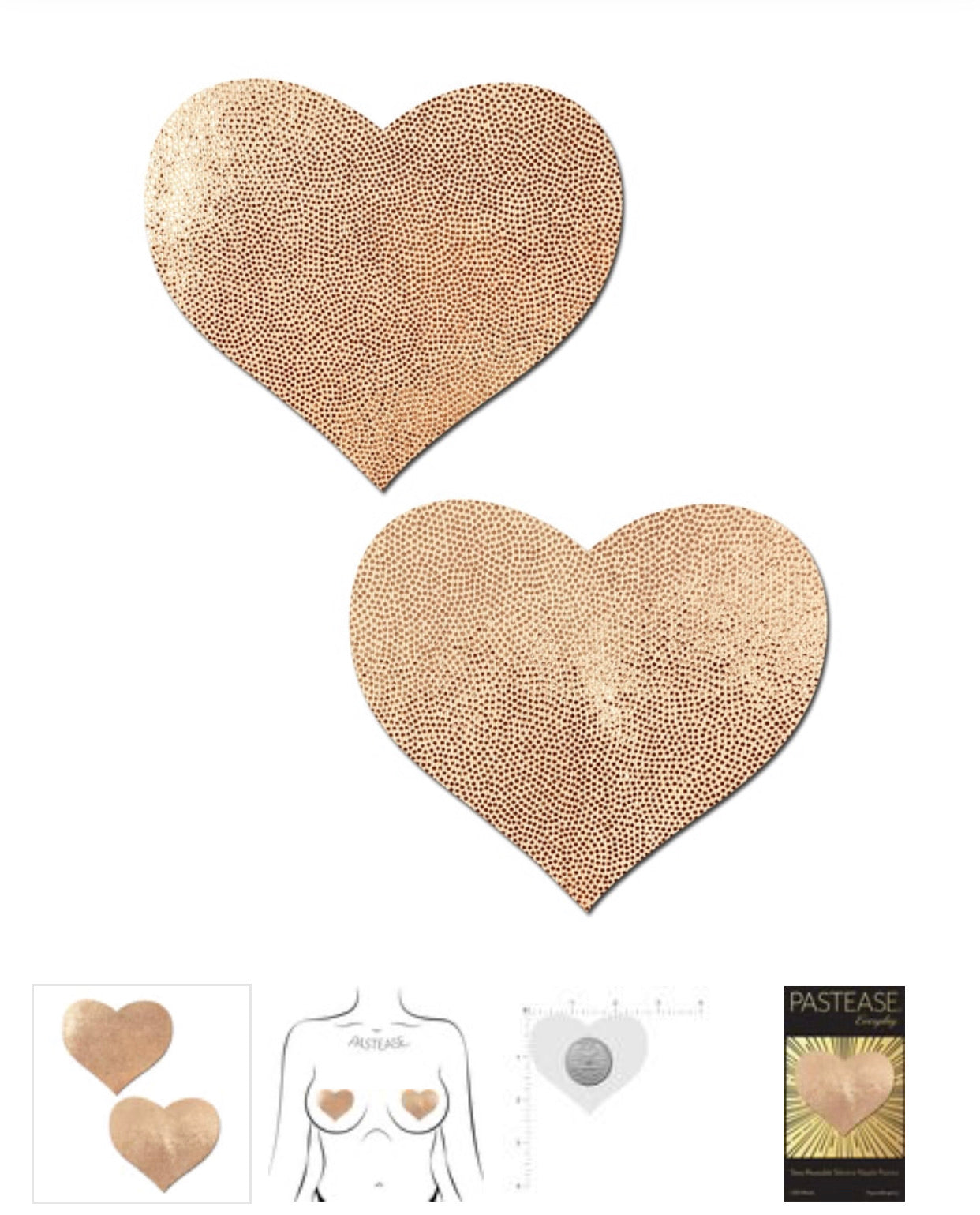 Baddie Rose Gold Reusable Nipple Pasties - Baddie Kouture Boutique