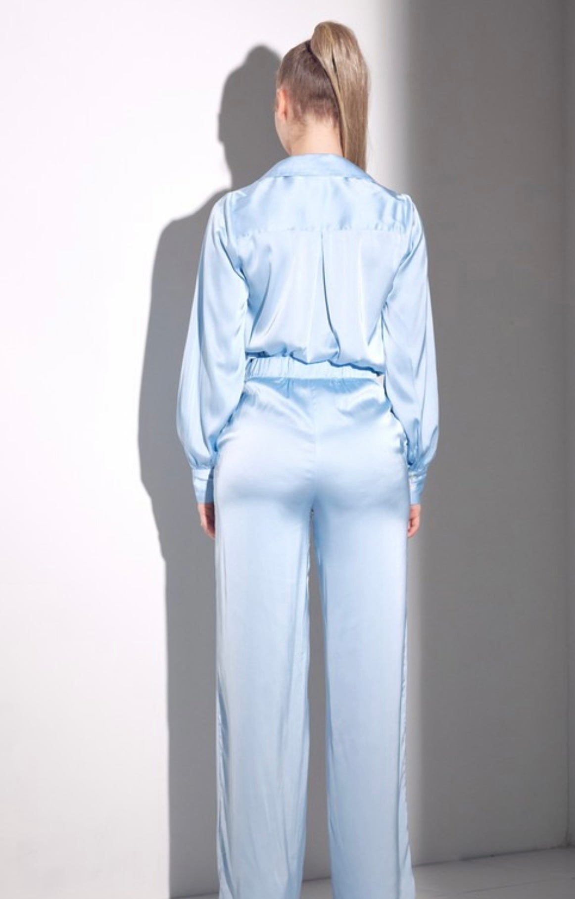 Baby Blues Satin Baddie Set - Baddie Kouture Boutique