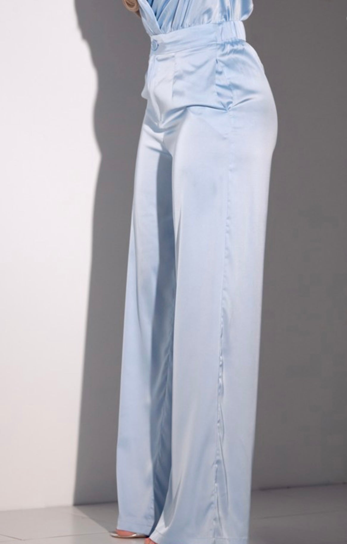 Baby Blues Satin Baddie Set - Baddie Kouture Boutique