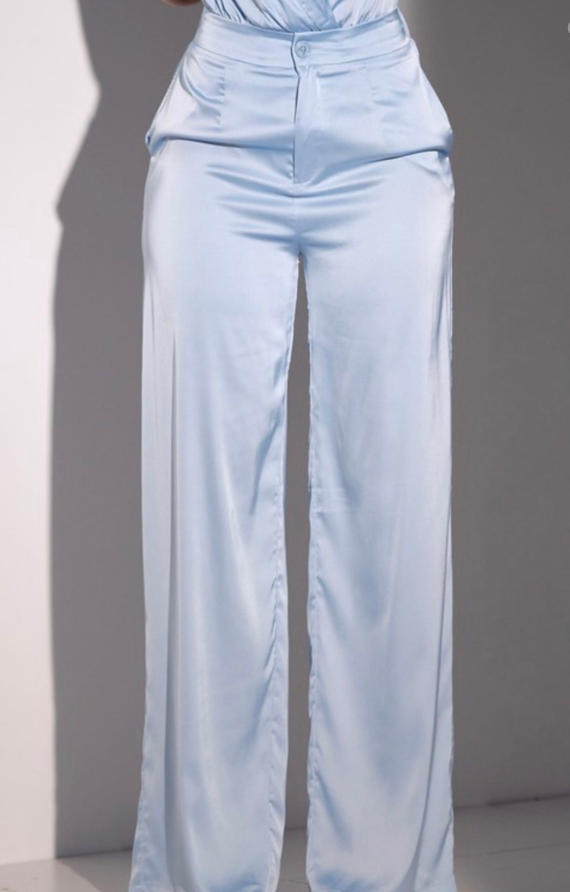 Baby Blues Satin Baddie Set - Baddie Kouture Boutique