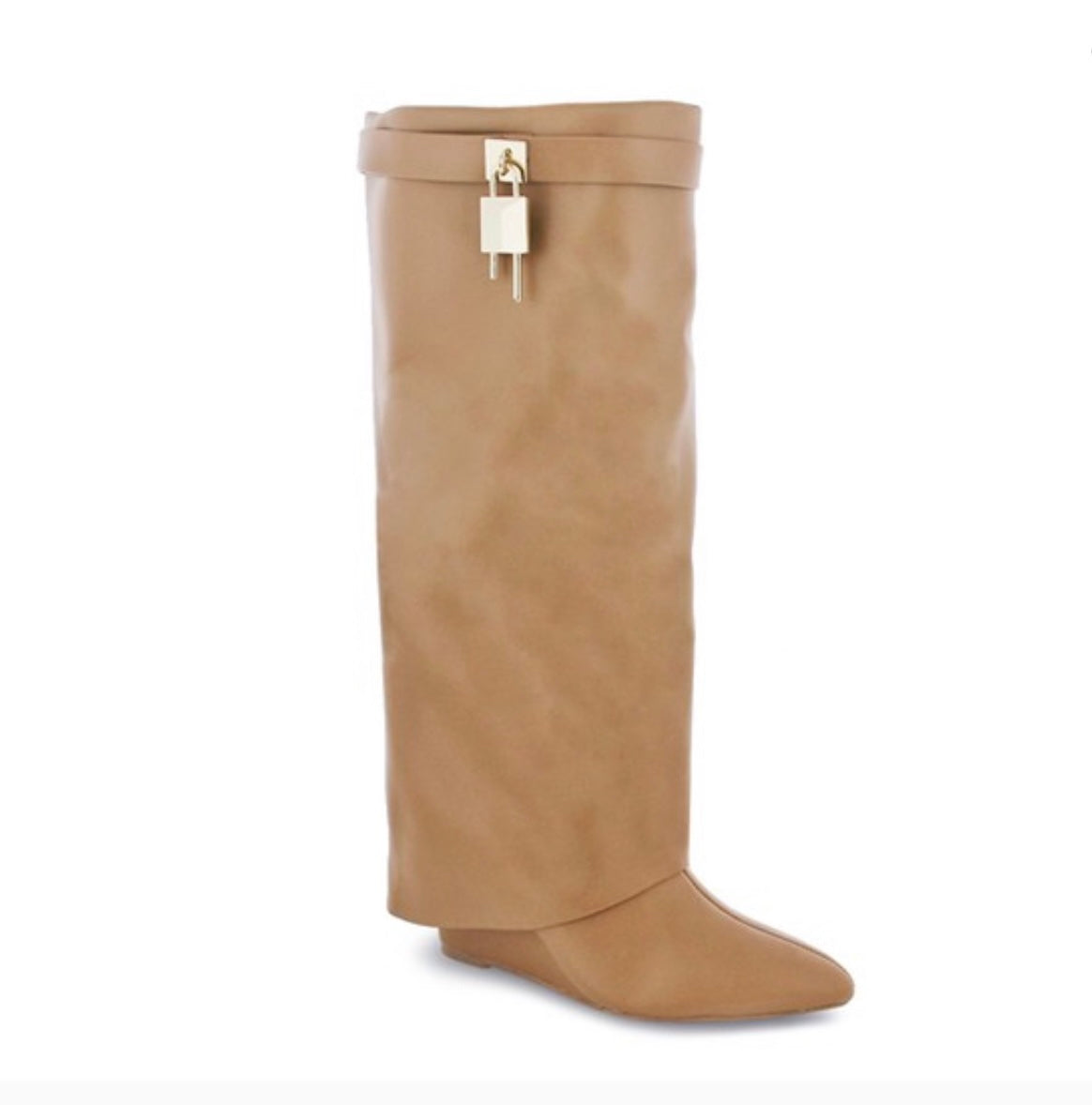 Beige Baddie Tall Boots - Baddie Kouture Boutique