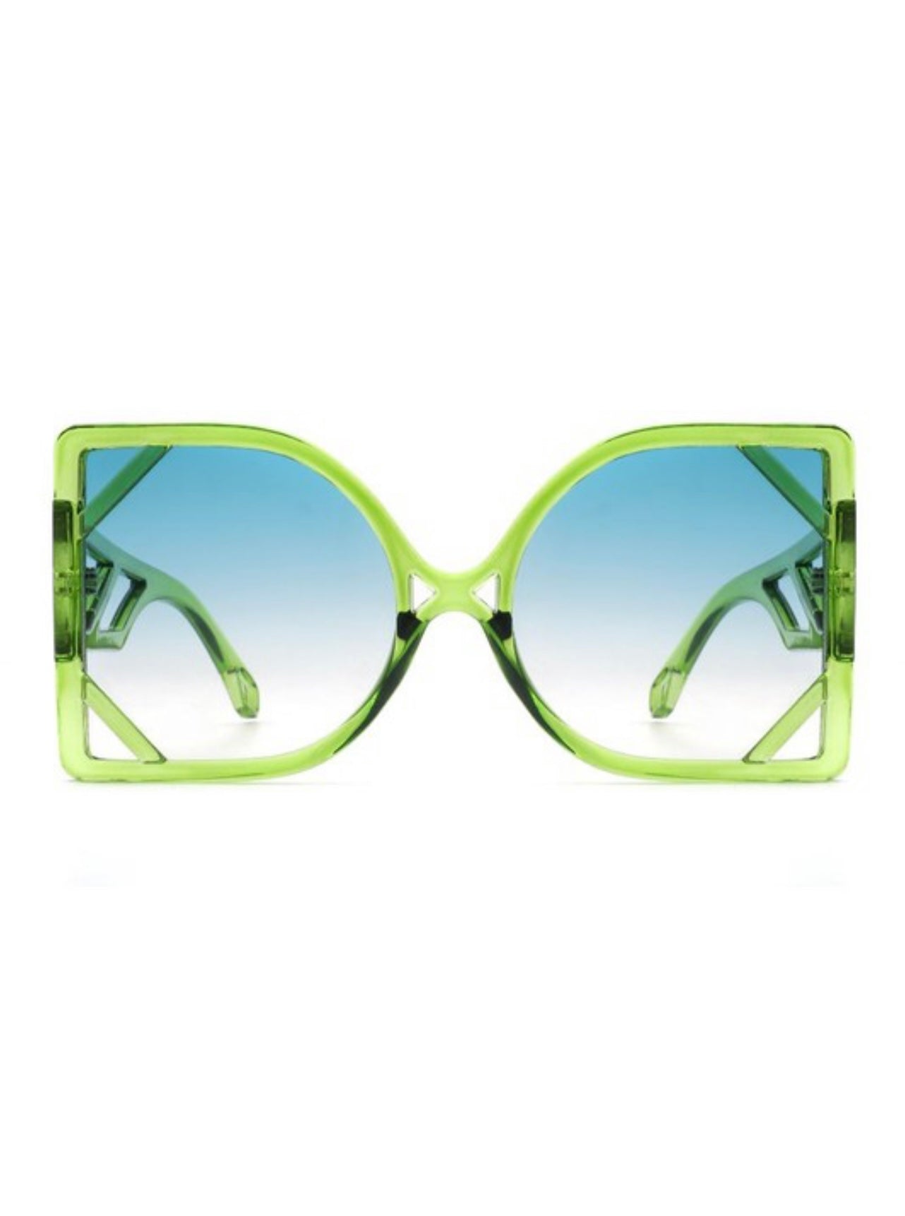 Baddie Princess Square Oversize Glasses - Baddie Kouture Boutique