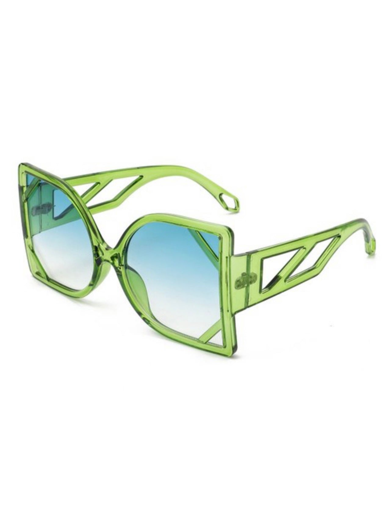 Baddie Princess Square Oversize Glasses - Baddie Kouture Boutique