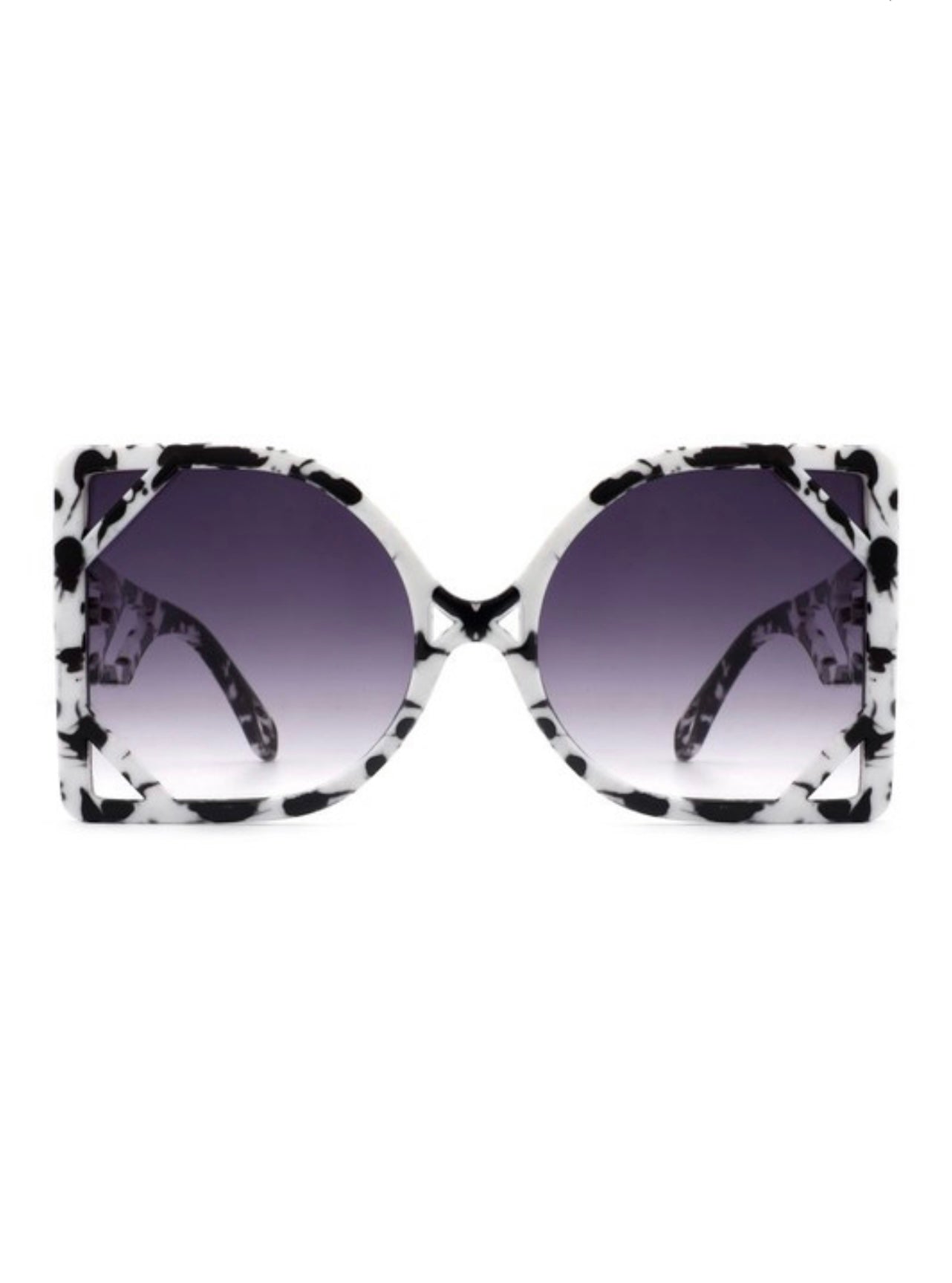 Baddie Princess Square Oversize Glasses - Baddie Kouture Boutique