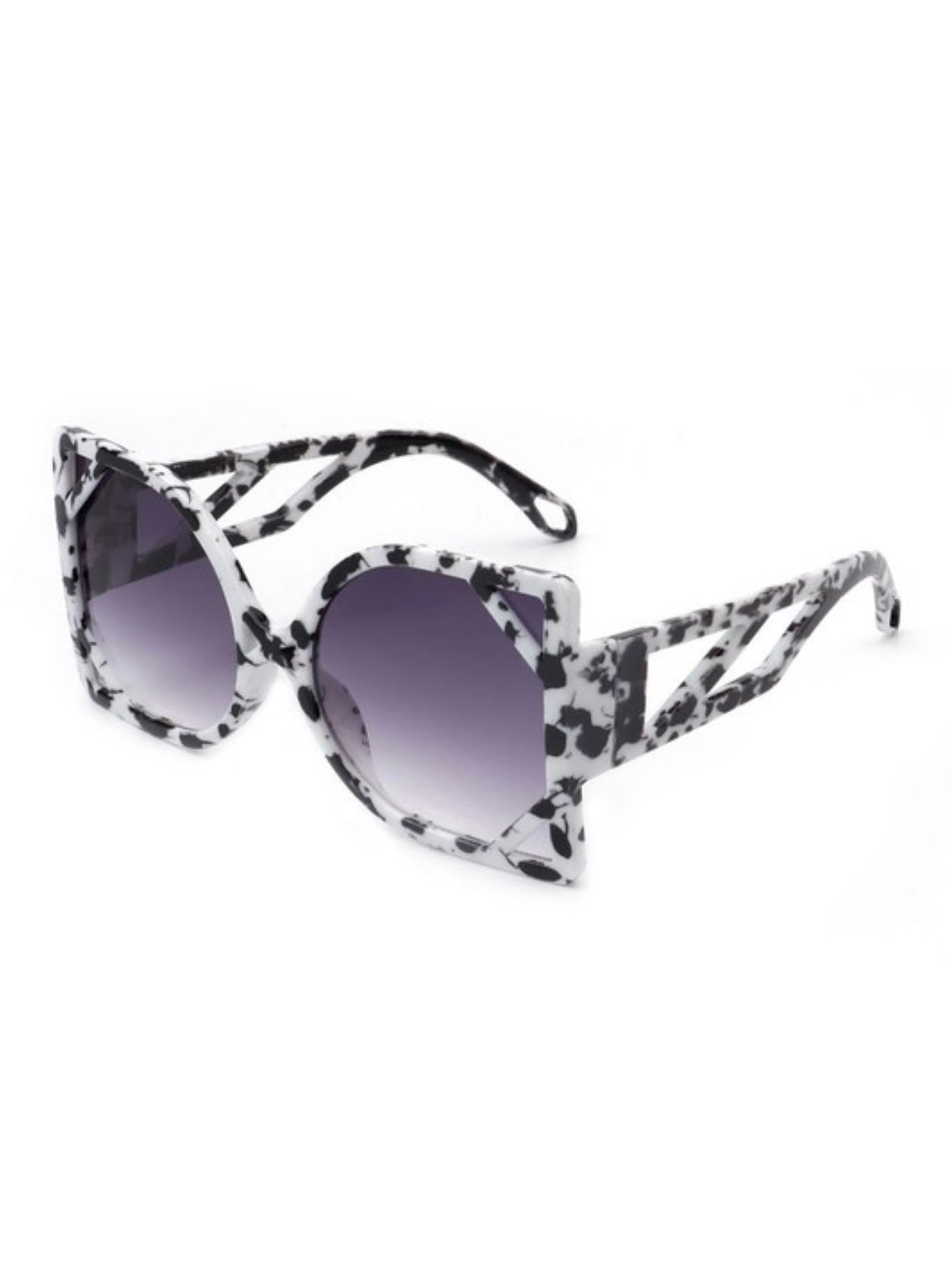 Baddie Princess Square Oversize Glasses - Baddie Kouture Boutique