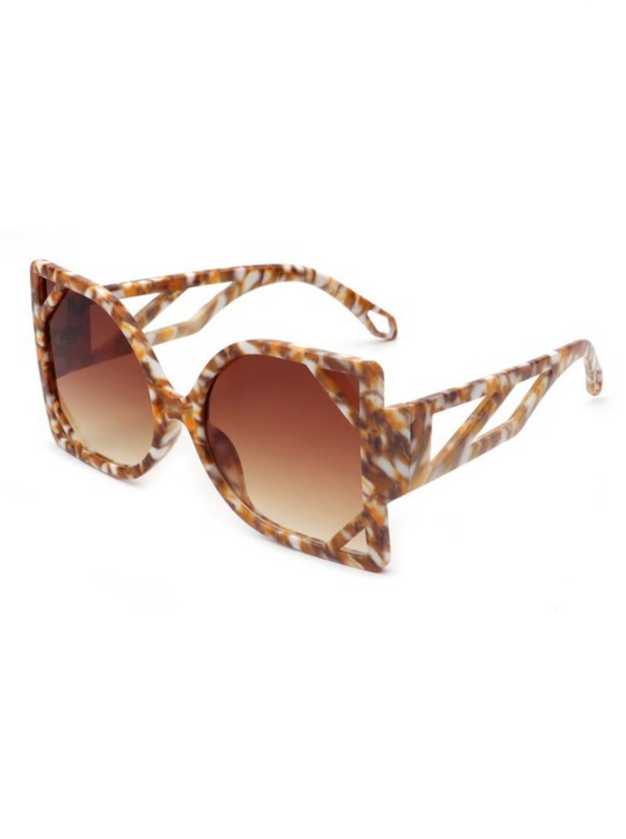 Baddie Princess Square Oversize Glasses - Baddie Kouture Boutique