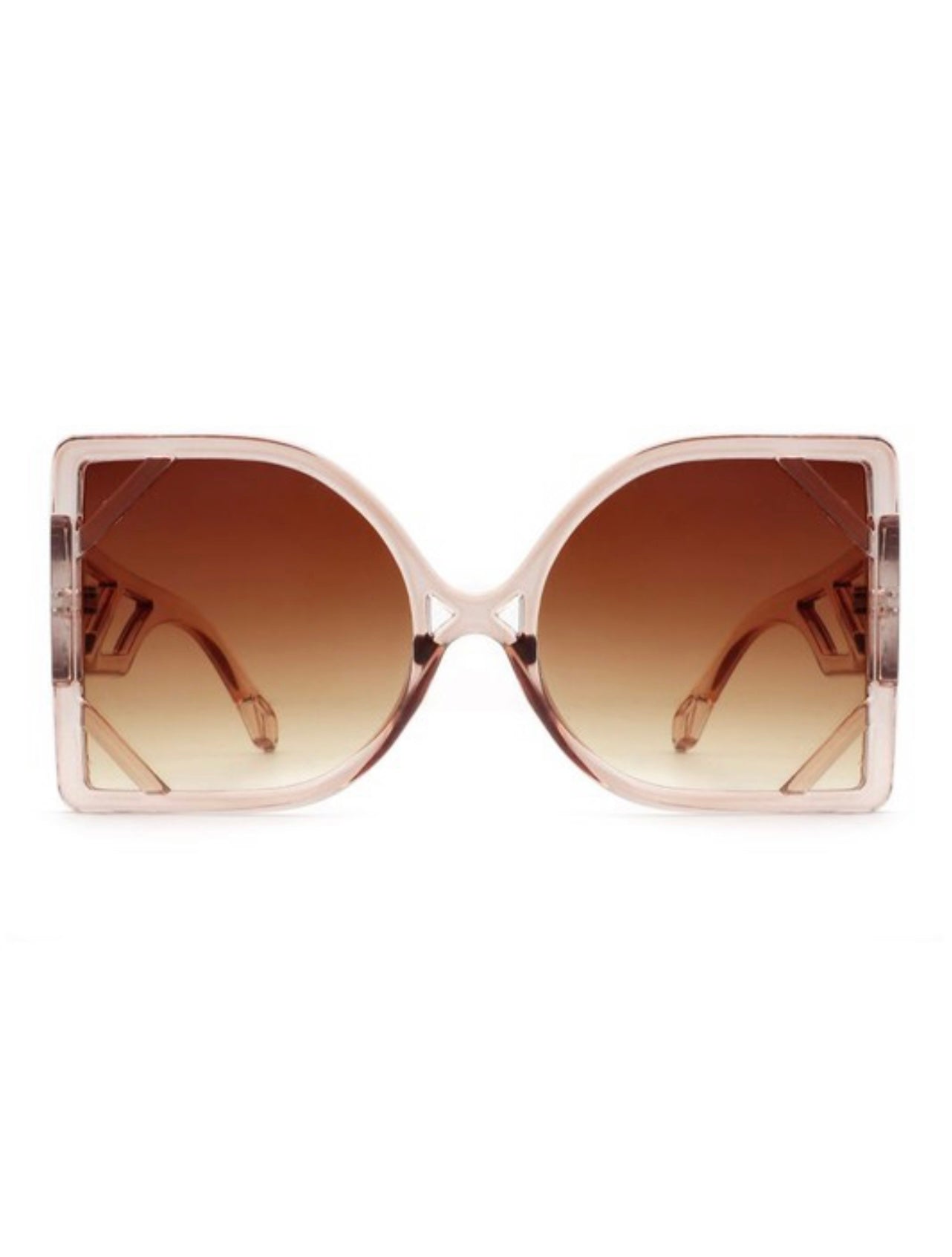 Baddie Princess Square Oversize Glasses - Baddie Kouture Boutique