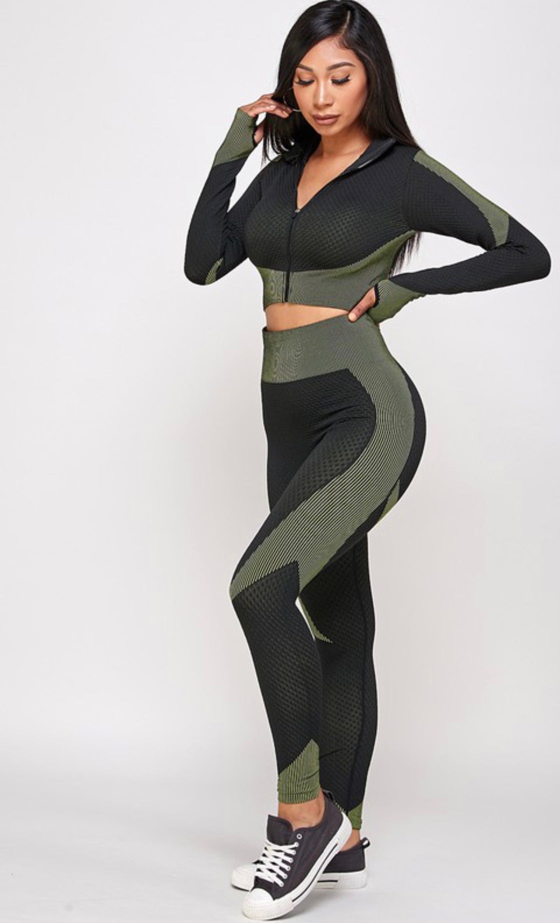 Yandi Baddie Legging Sports Set - Baddie Kouture Boutique