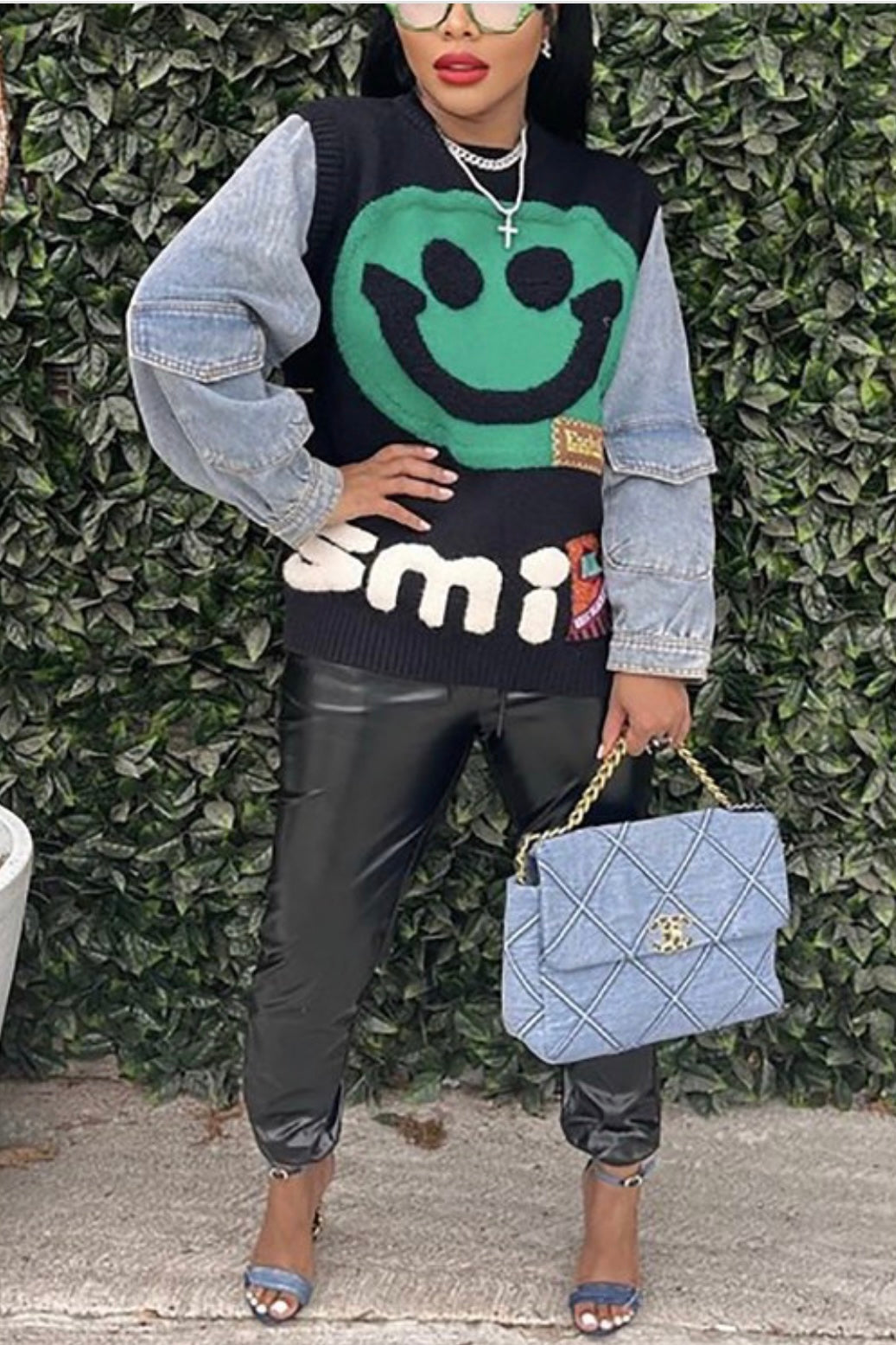 Be Happy Baddie Sweater - Baddie Kouture Boutique