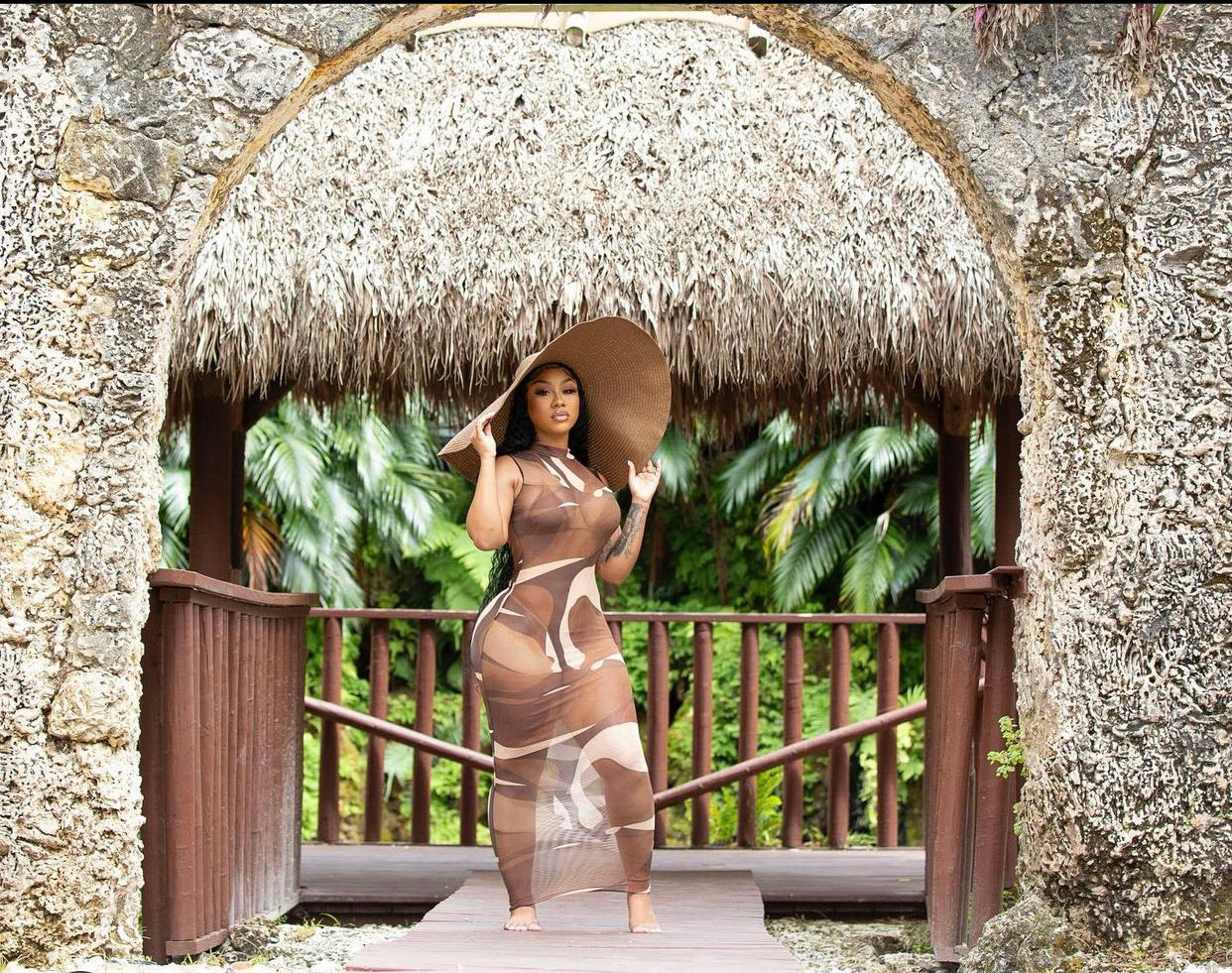 Royal Baddie Mesh Dress - Baddie Kouture Boutique