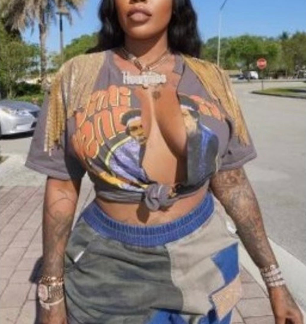 Hendrick Baddie Tassel Shirt - Baddie Kouture Boutique