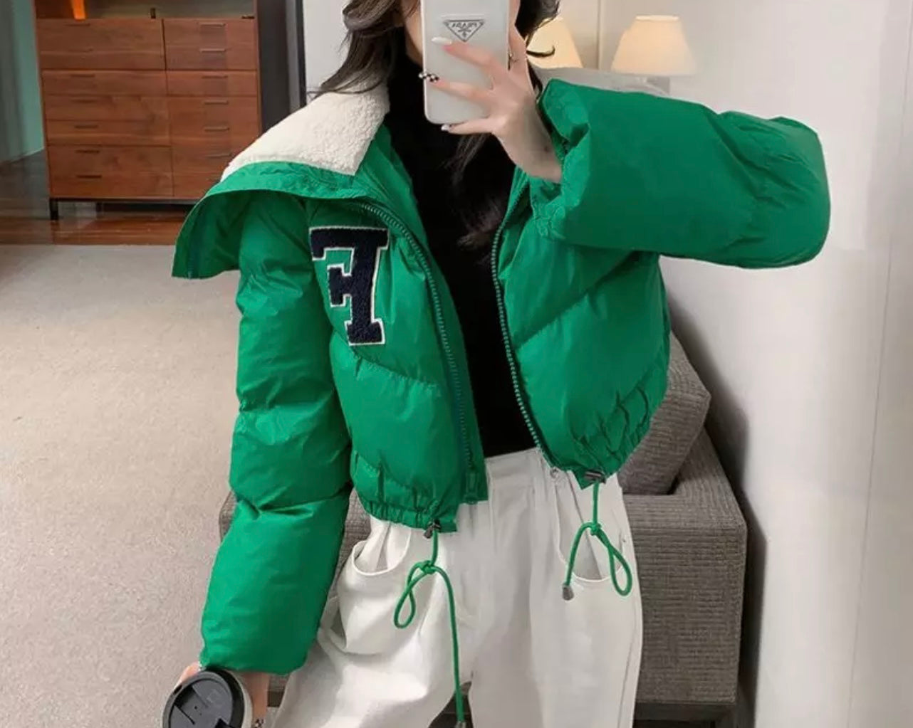 F Baddie Puffer Jacket - Baddie Kouture Boutique