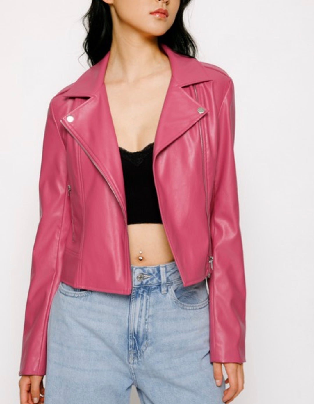 Roseus Baddie Leather Jacket - Baddie Kouture Boutique