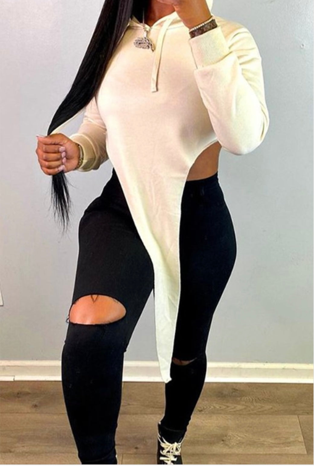 Lauren Baddie Hoodie Sweater - Baddie Kouture Boutique