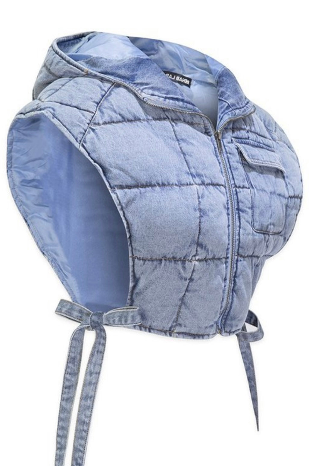 Baddie Quilted Denim Crop Jacket - Baddie Kouture Boutique