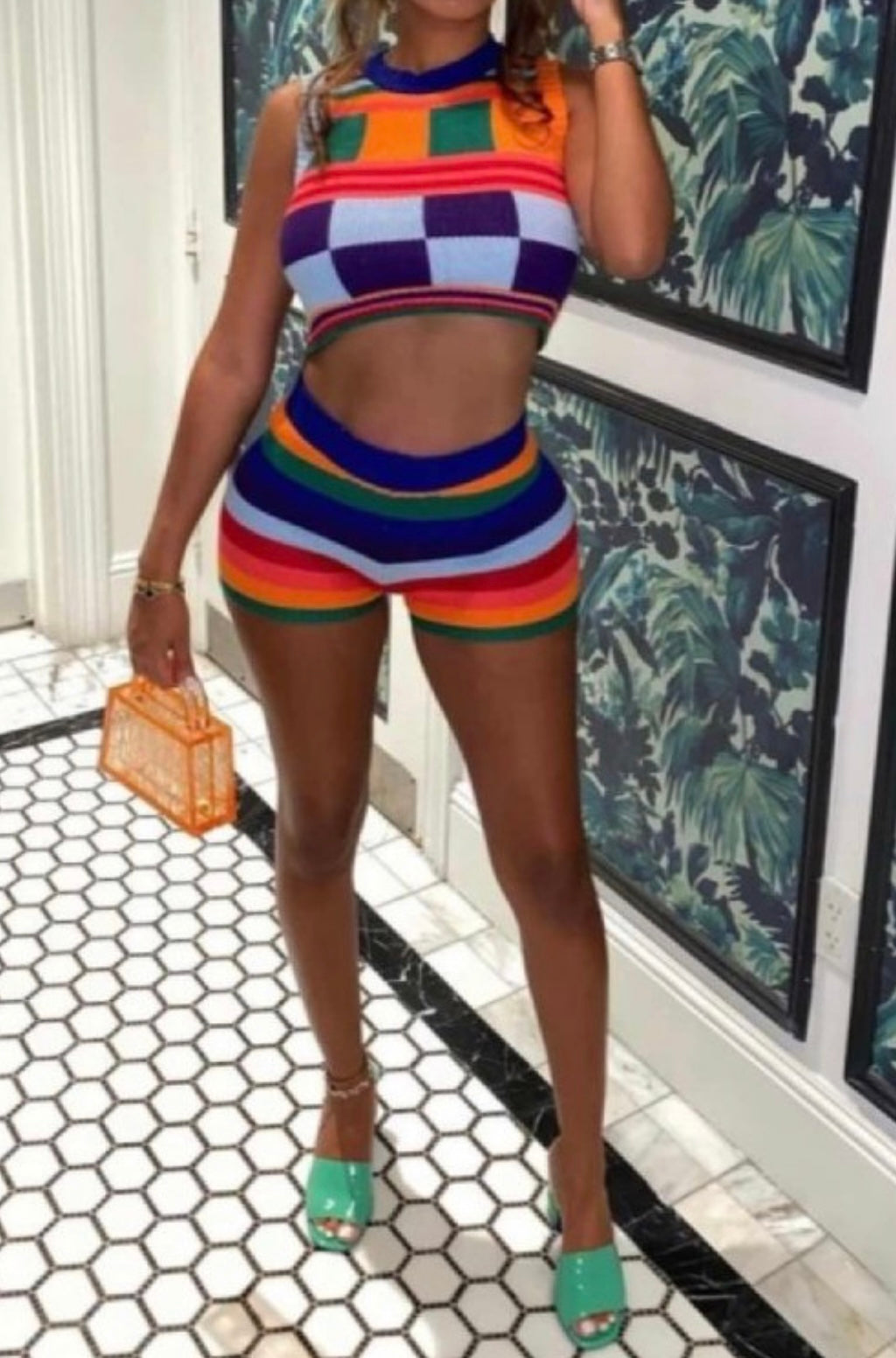 Hot Girl Knitted Baddie Shorts Set - Baddie Kouture Boutique