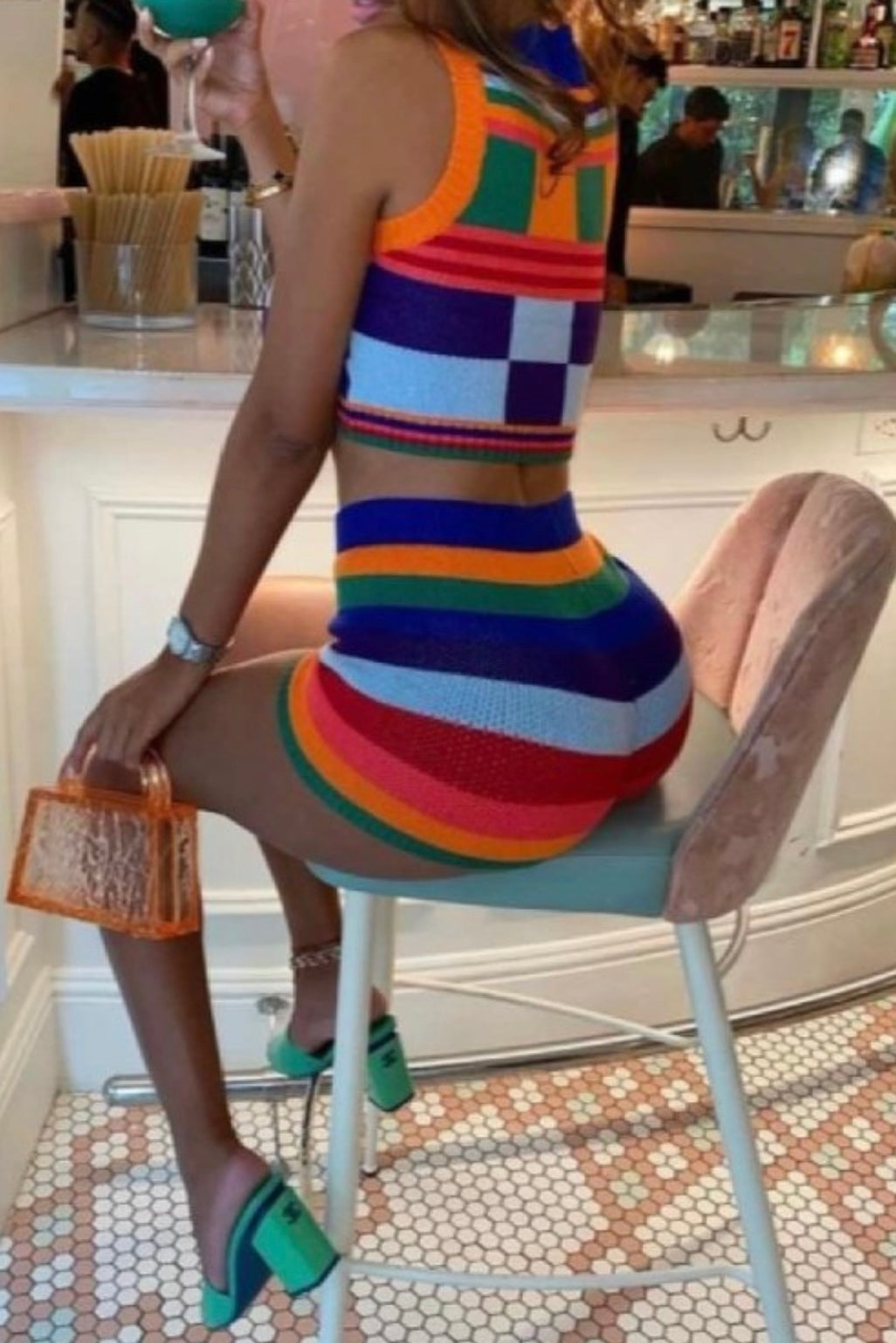 Hot Girl Knitted Baddie Shorts Set - Baddie Kouture Boutique