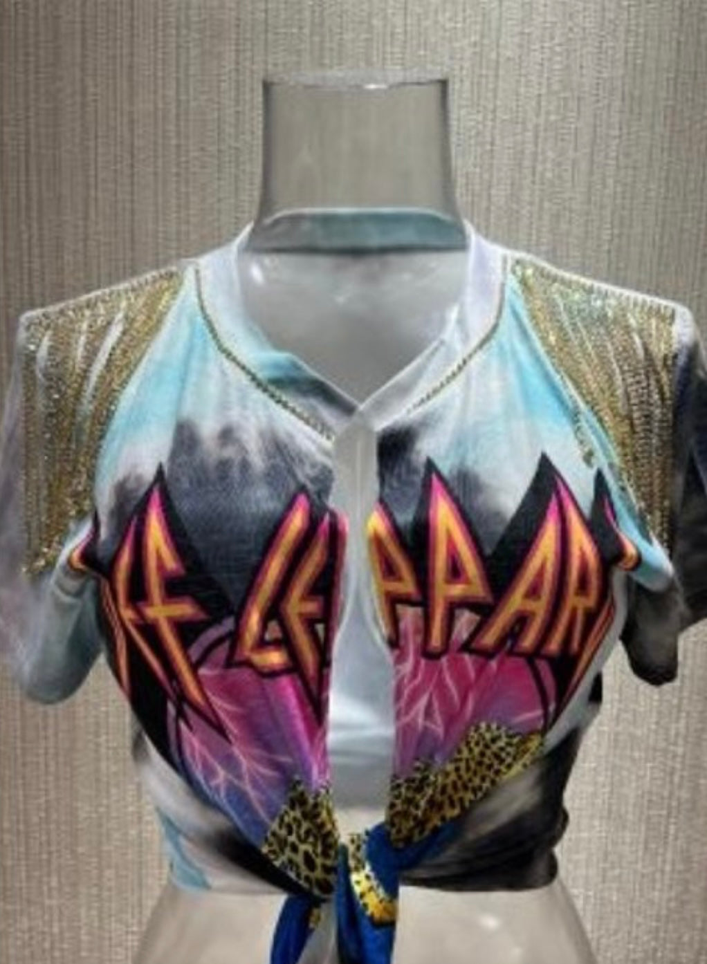 Def Leppard Baddie Tassel Shirt - Baddie Kouture Boutique