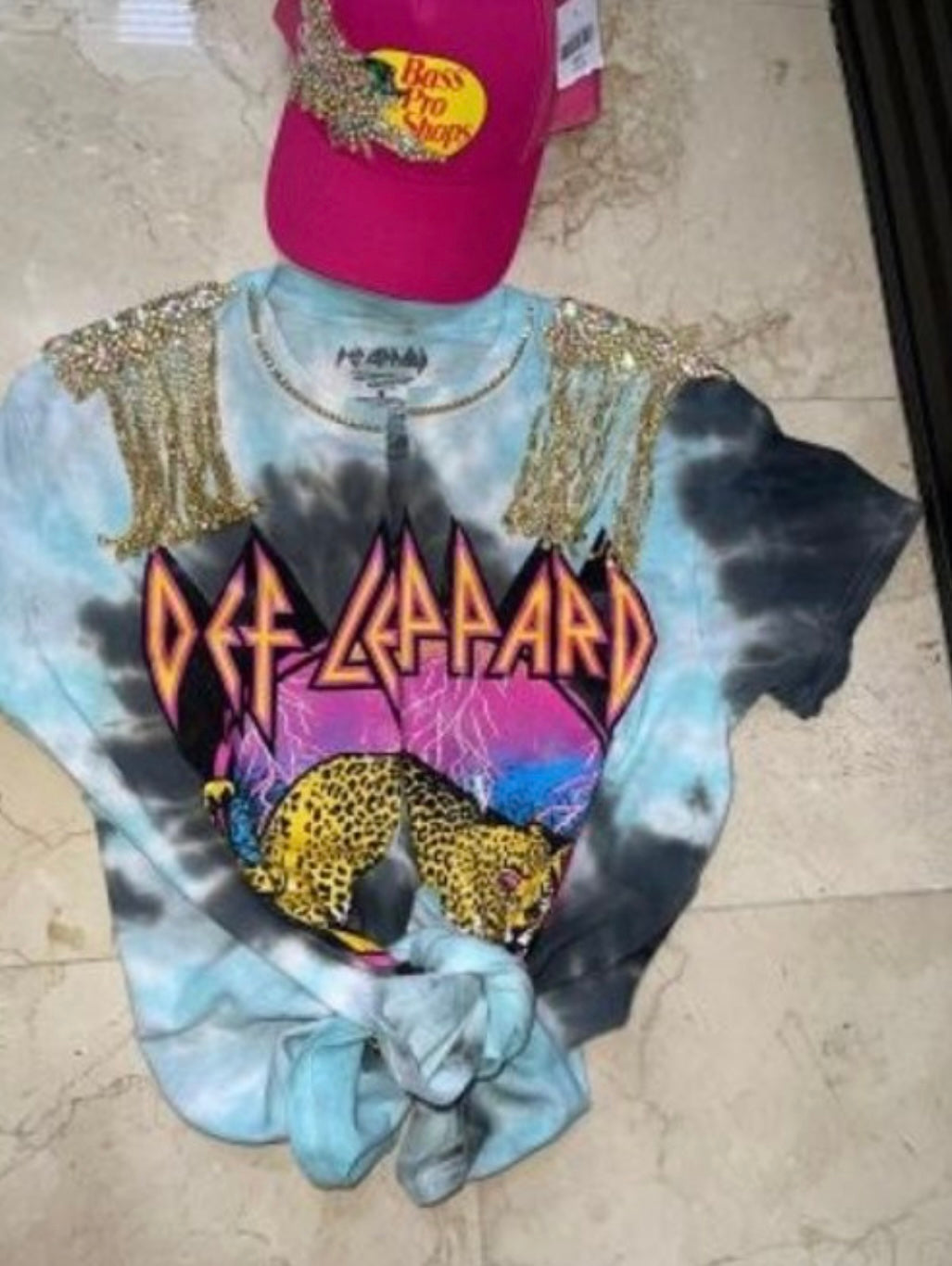 Def Leppard Baddie Tassel Shirt - Baddie Kouture Boutique