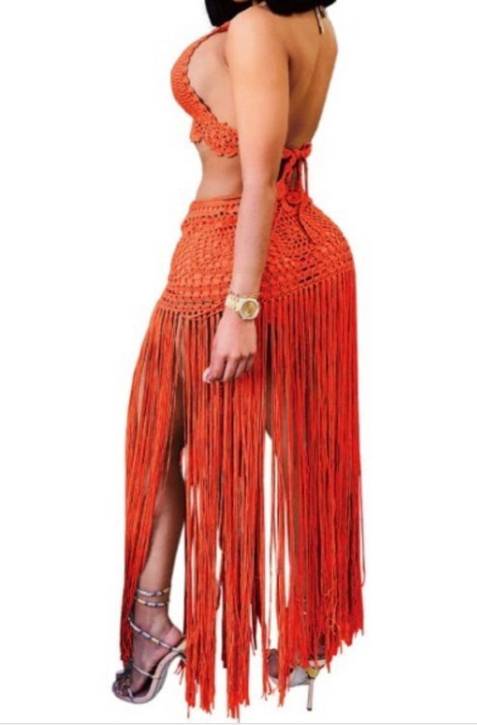 Victoria Fringe Dress - Baddie Kouture Boutique