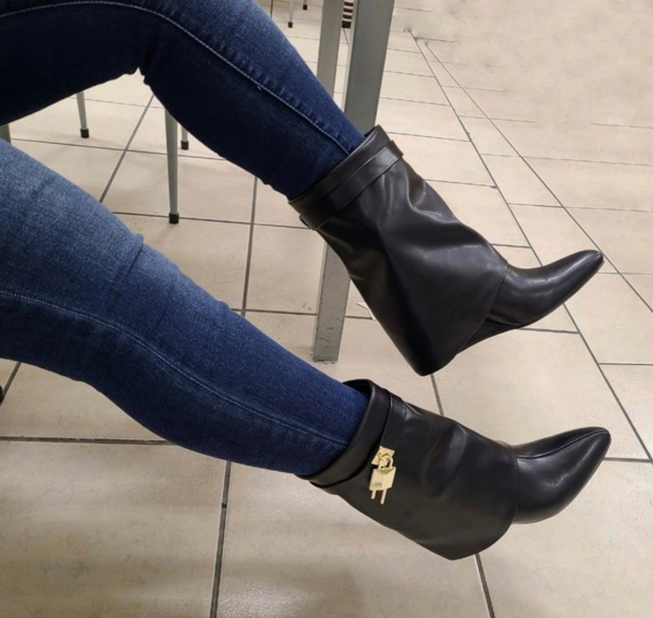 Shoe Game Sick Baddie Calve Boots - Baddie Kouture Boutique