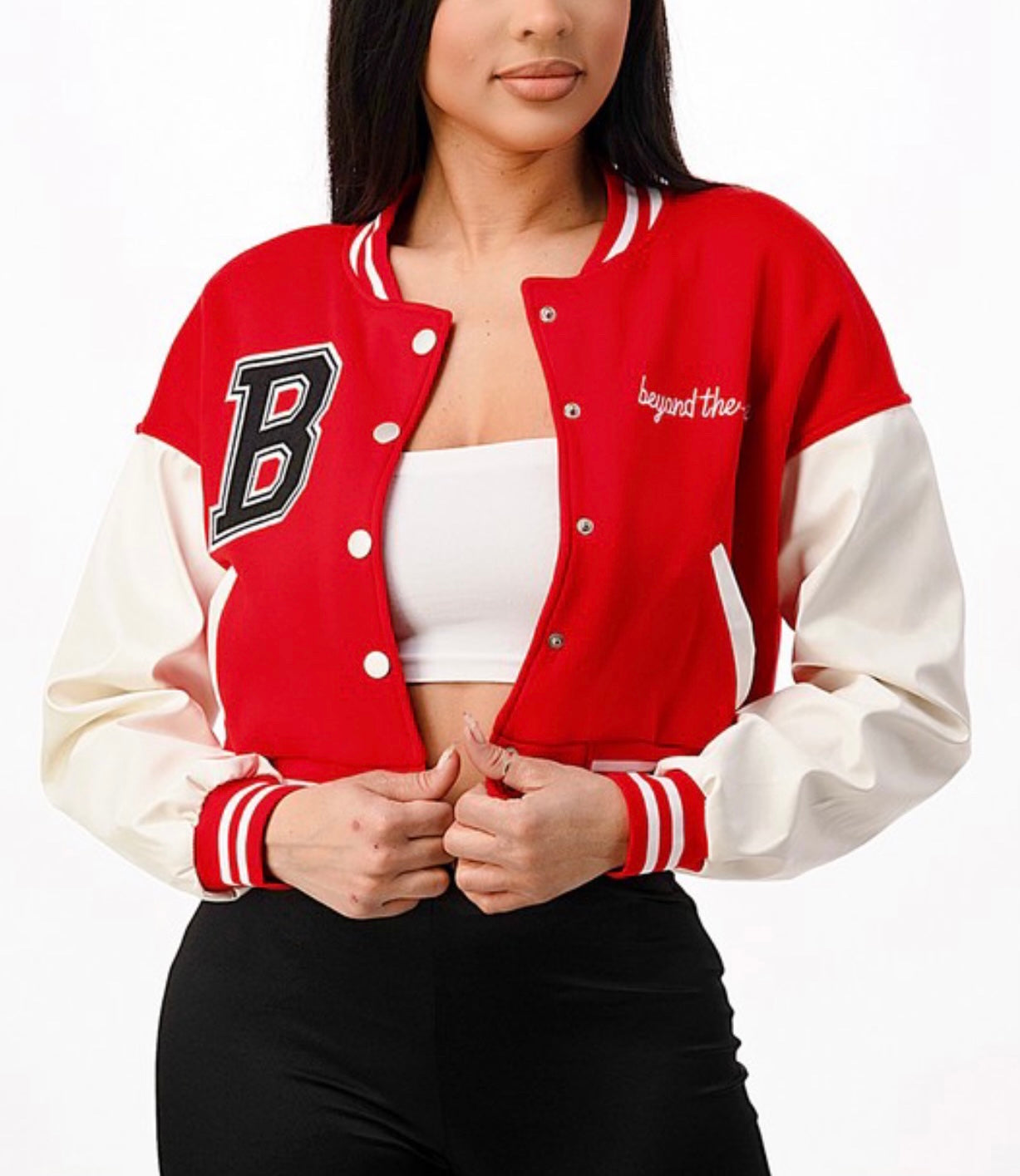 Baddie B Bomber Sweater - Baddie Kouture Boutique