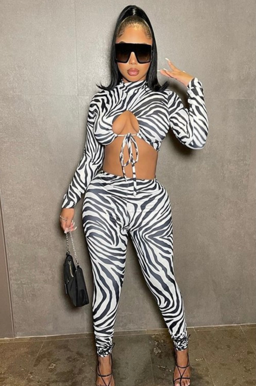 All Printed Up Baddie Two-Piece Set - Baddie Kouture Boutique
