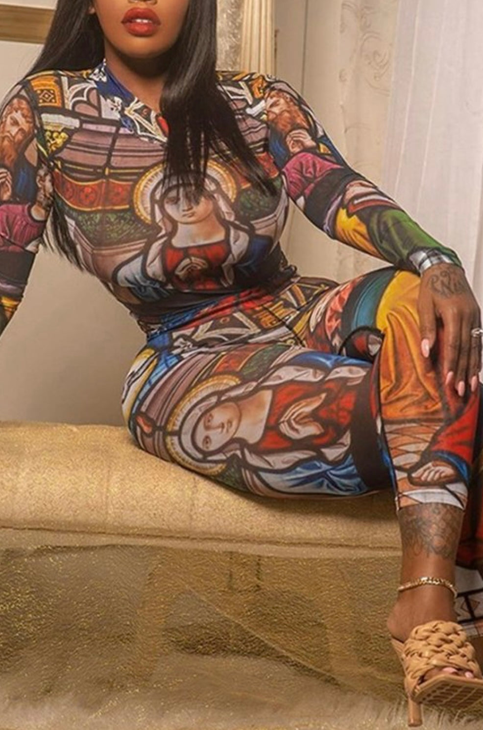 Blessed Baddie Jumpsuit - Baddie Kouture Boutique