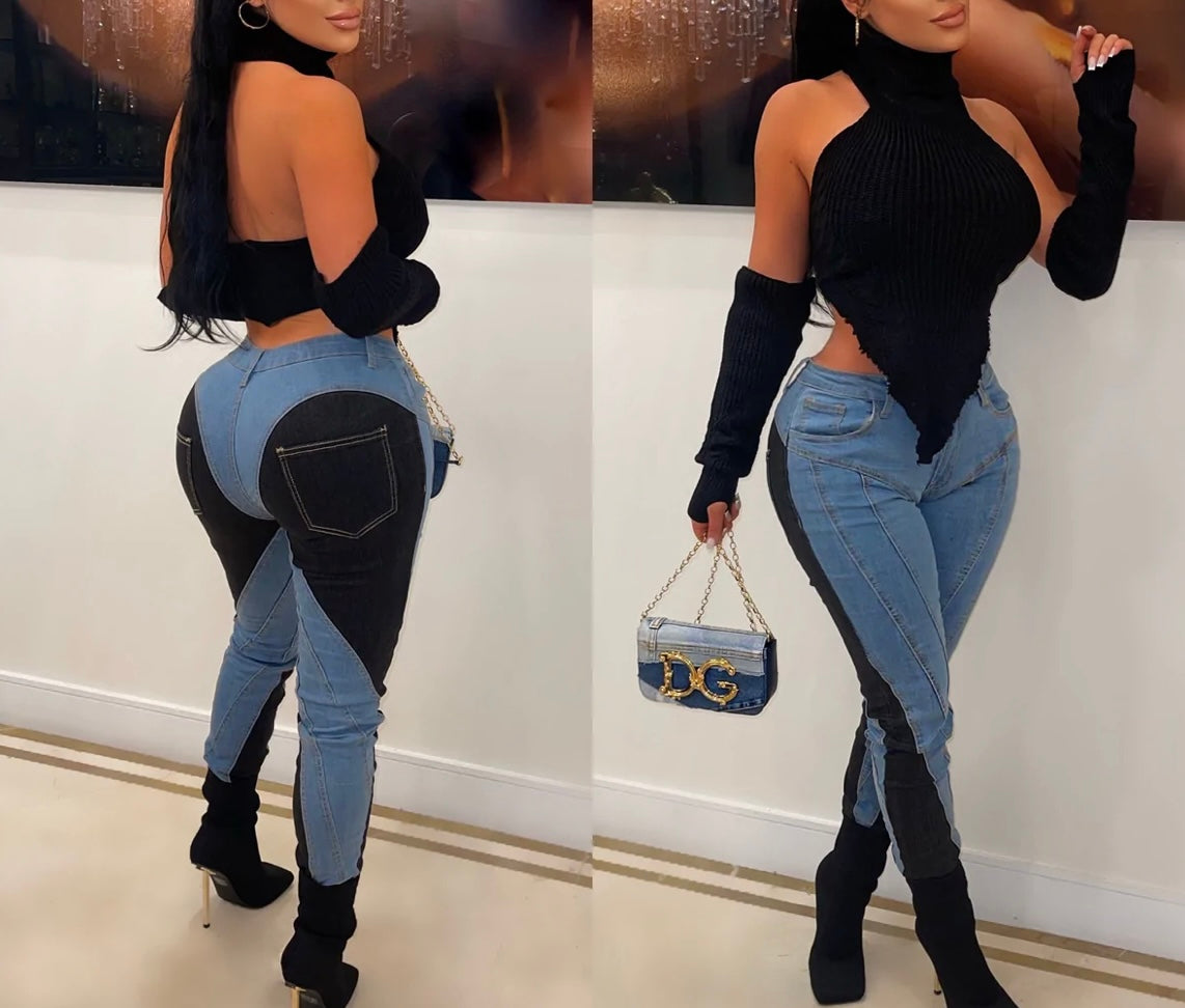Two Side Baddie Jeans - Baddie Kouture Boutique