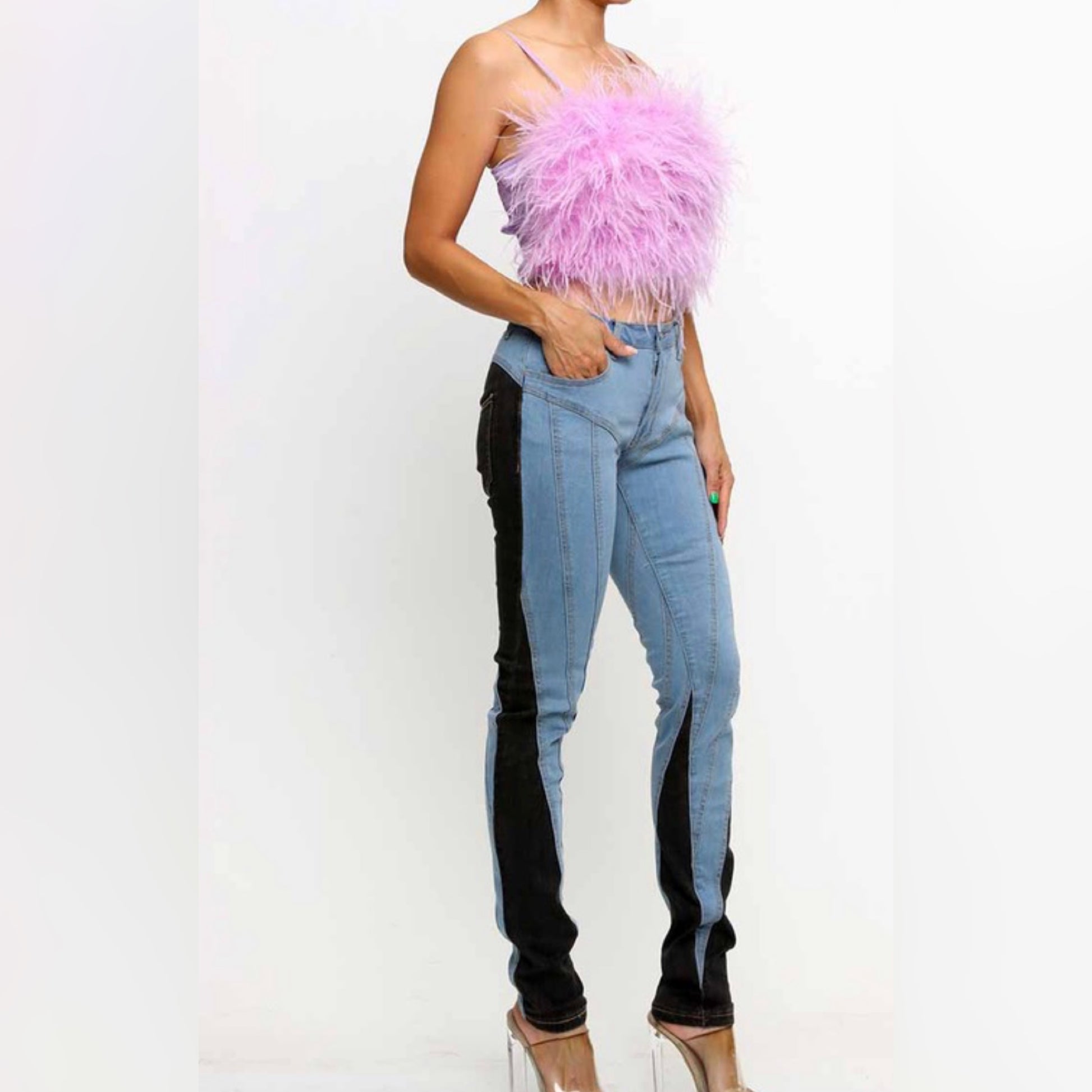 Two Side Baddie Jeans - Baddie Kouture Boutique
