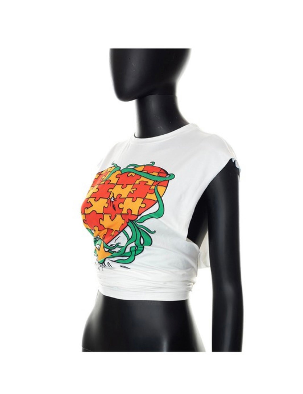 Puzzled Heart Baddie Shirt - Baddie Kouture Boutique