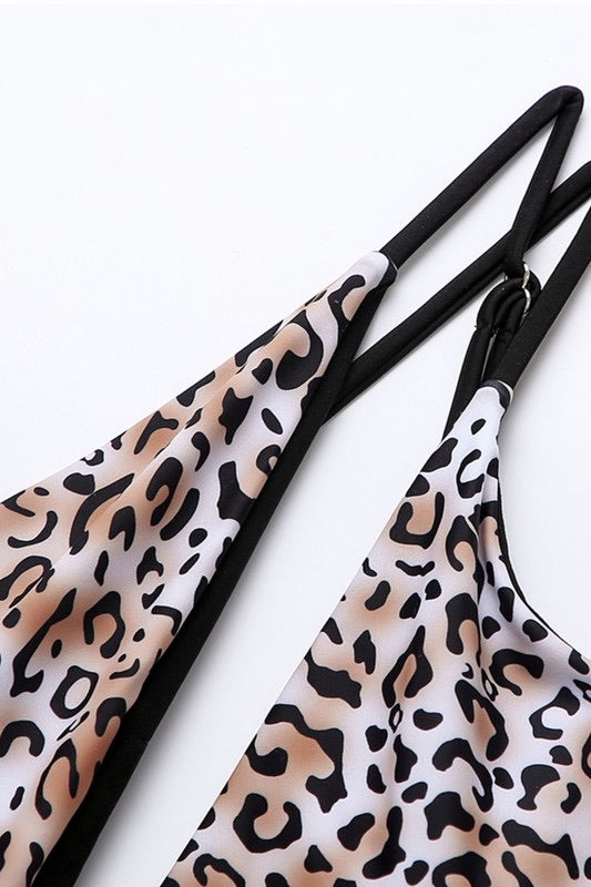 She Bad Cheetah One Shoulder Swimsuit - Baddie Kouture Boutique