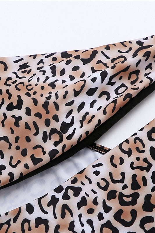 She Bad Cheetah One Shoulder Swimsuit - Baddie Kouture Boutique