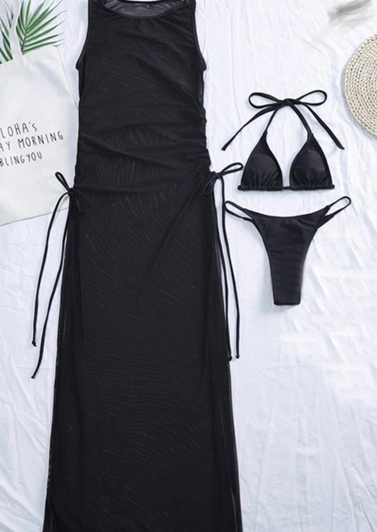 B Hottie Three-Piece Swimsuit - Baddie Kouture Boutique